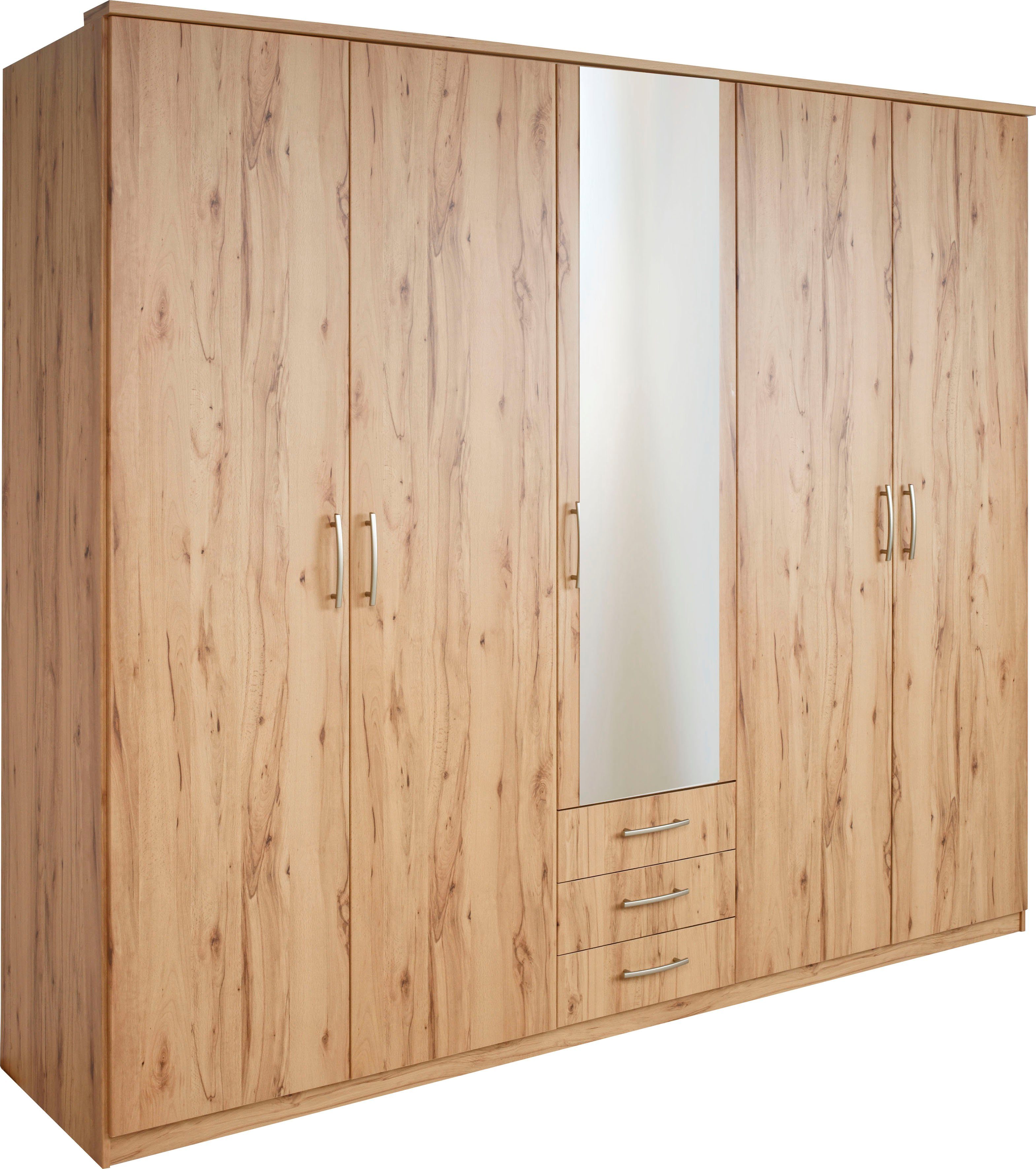 priess Kledingkast Husum met decoratieve krans, optioneel met lades