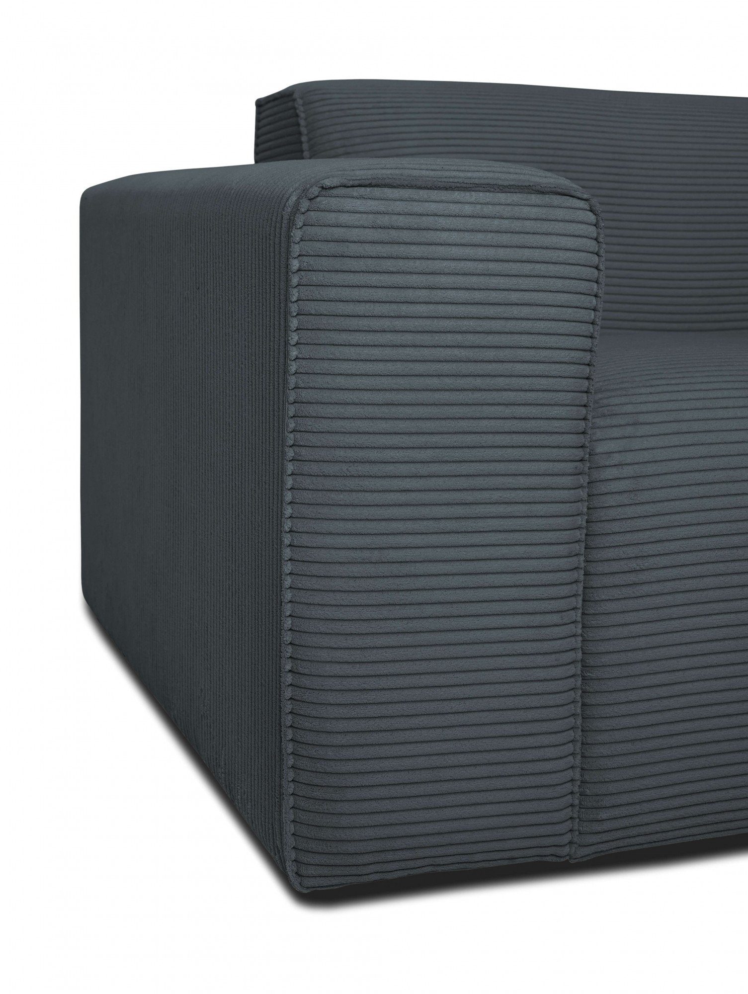 INOSIGN 2-zitsbank Clayton in een trendy ribfluwelen bekleding, diverse combinaties mogelijk