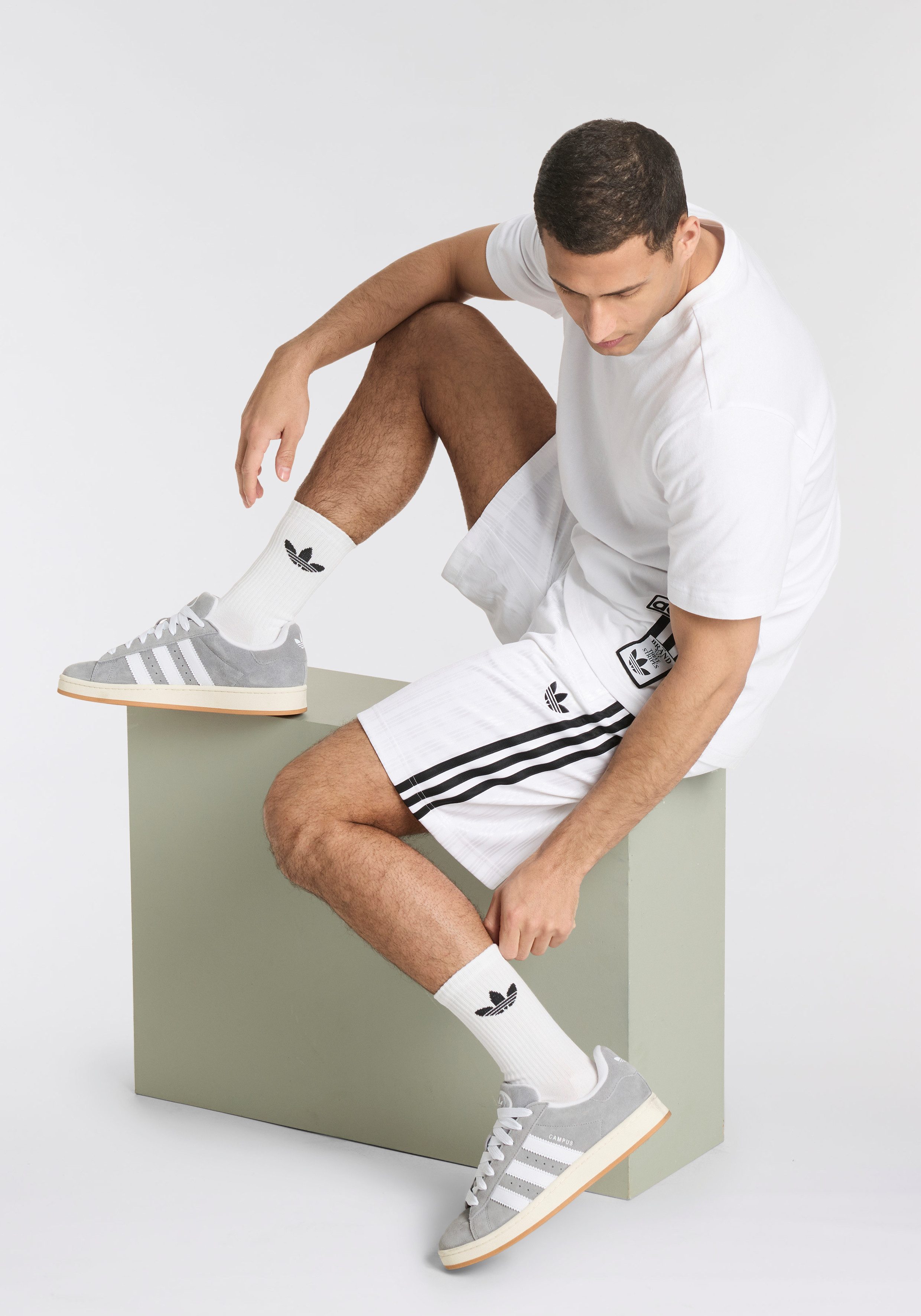 adidas Originals Sportsokken TREFOIL CUSHION CREW SOKKEN, 3 PAAR (3 paar)