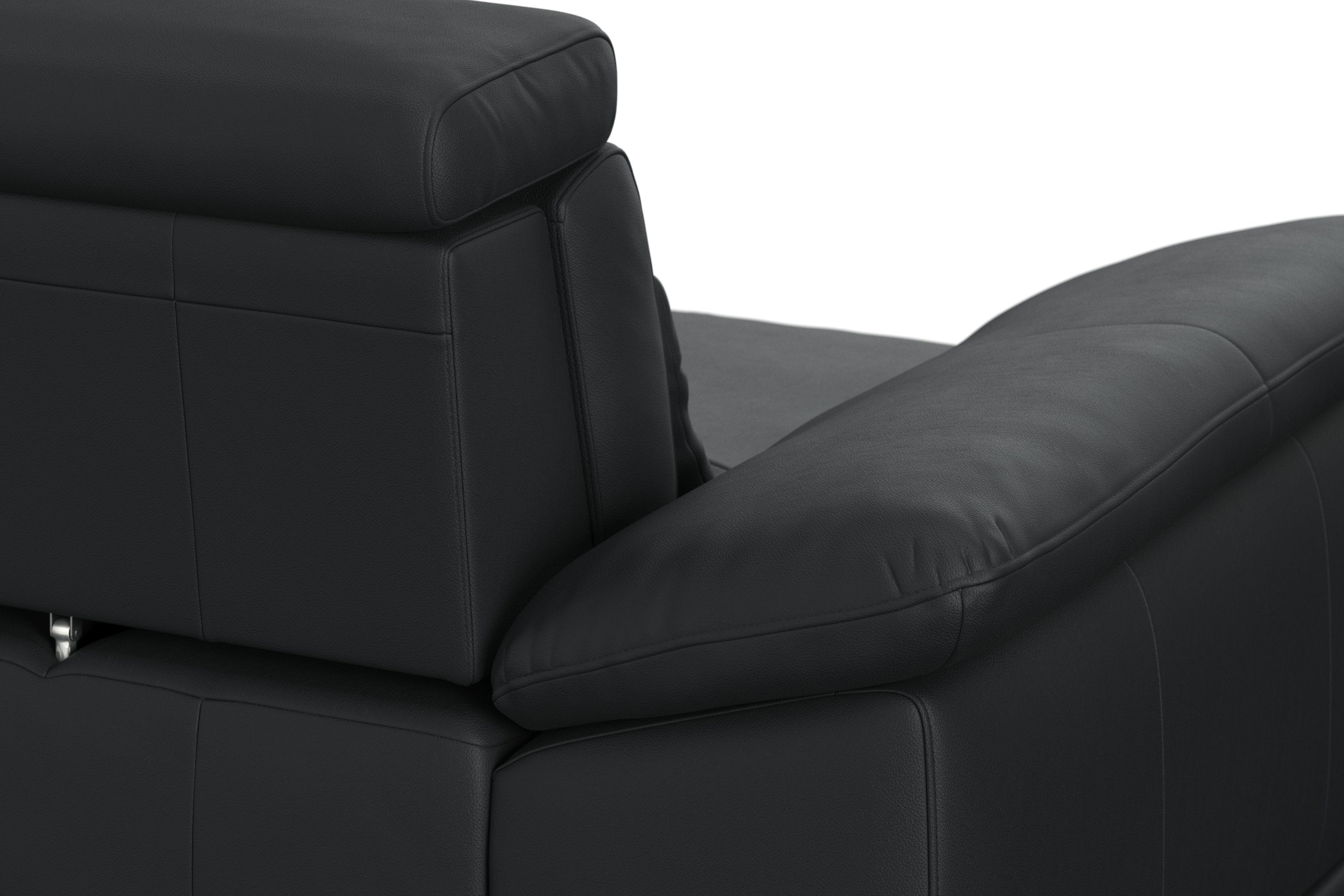 sit&more Hoekbank Cabrio L-vorm, B: 274 cm, met zitdiepte-, arm- & hoofdverstelling