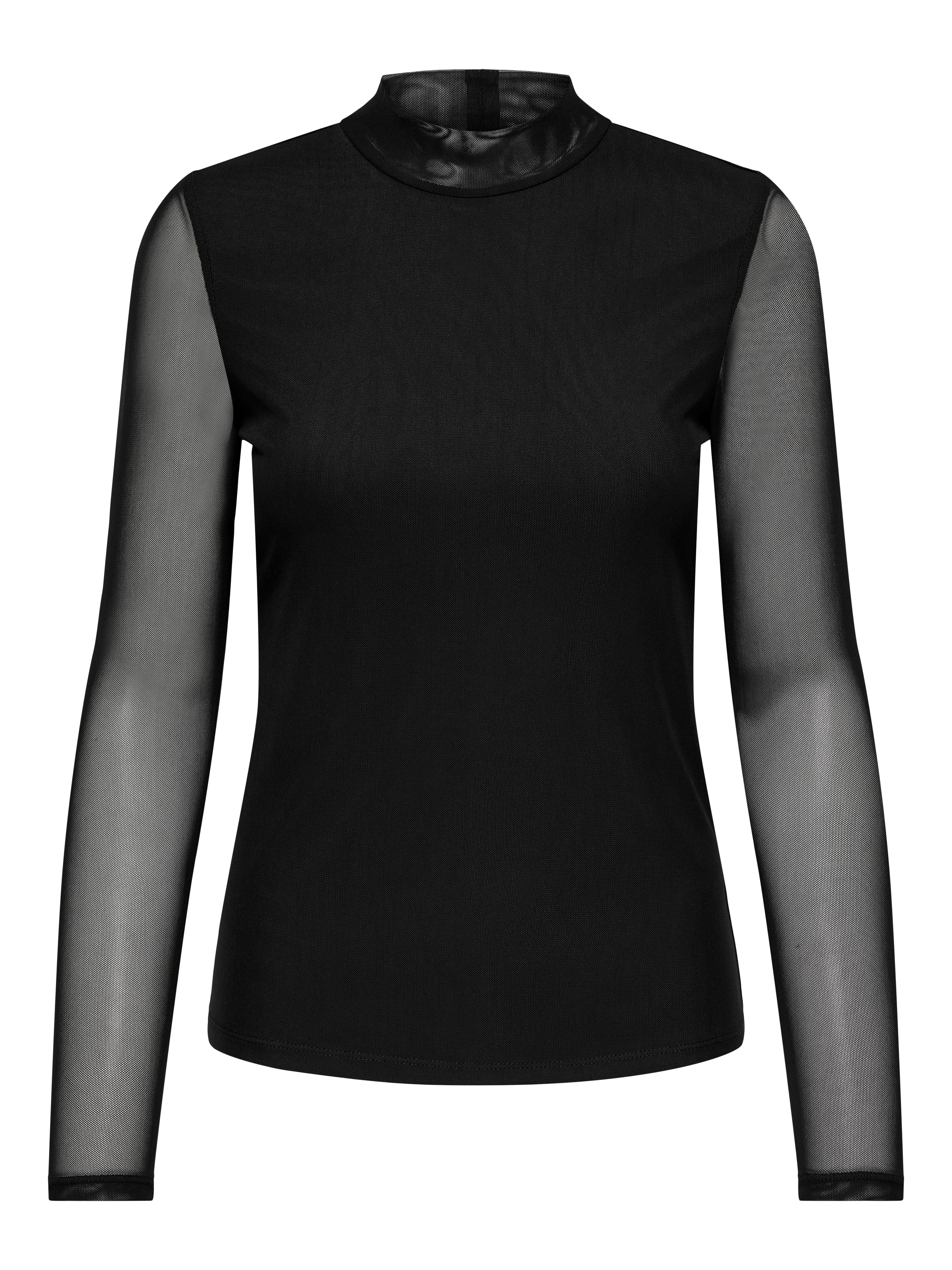 Only Shirt met lange mouwen ONLERICA LIFE MESH L/S TOP JRS NOOS