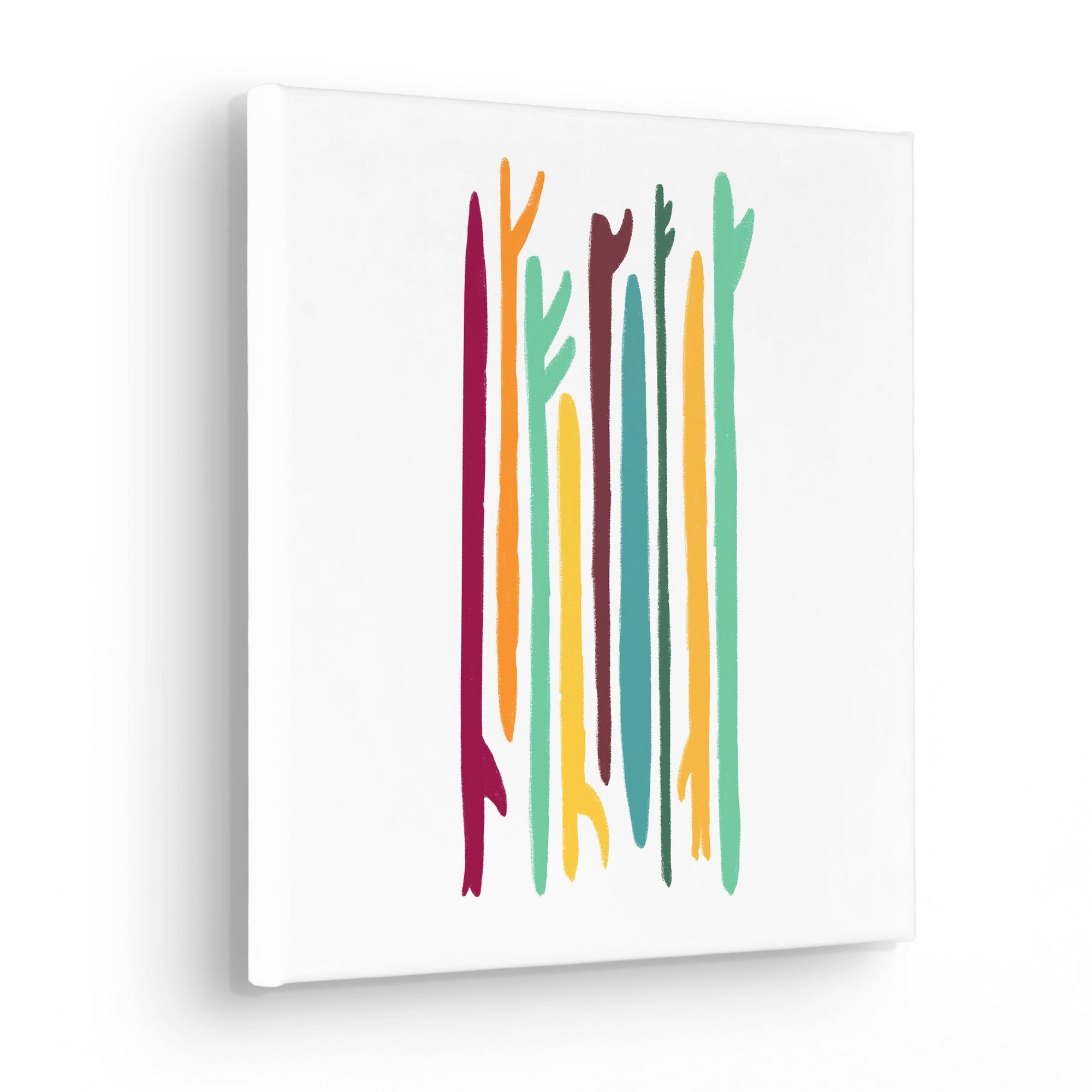Komar Artprint op linnen Surf Blade - Afmeting 30 x 30 cm (1 stuk)