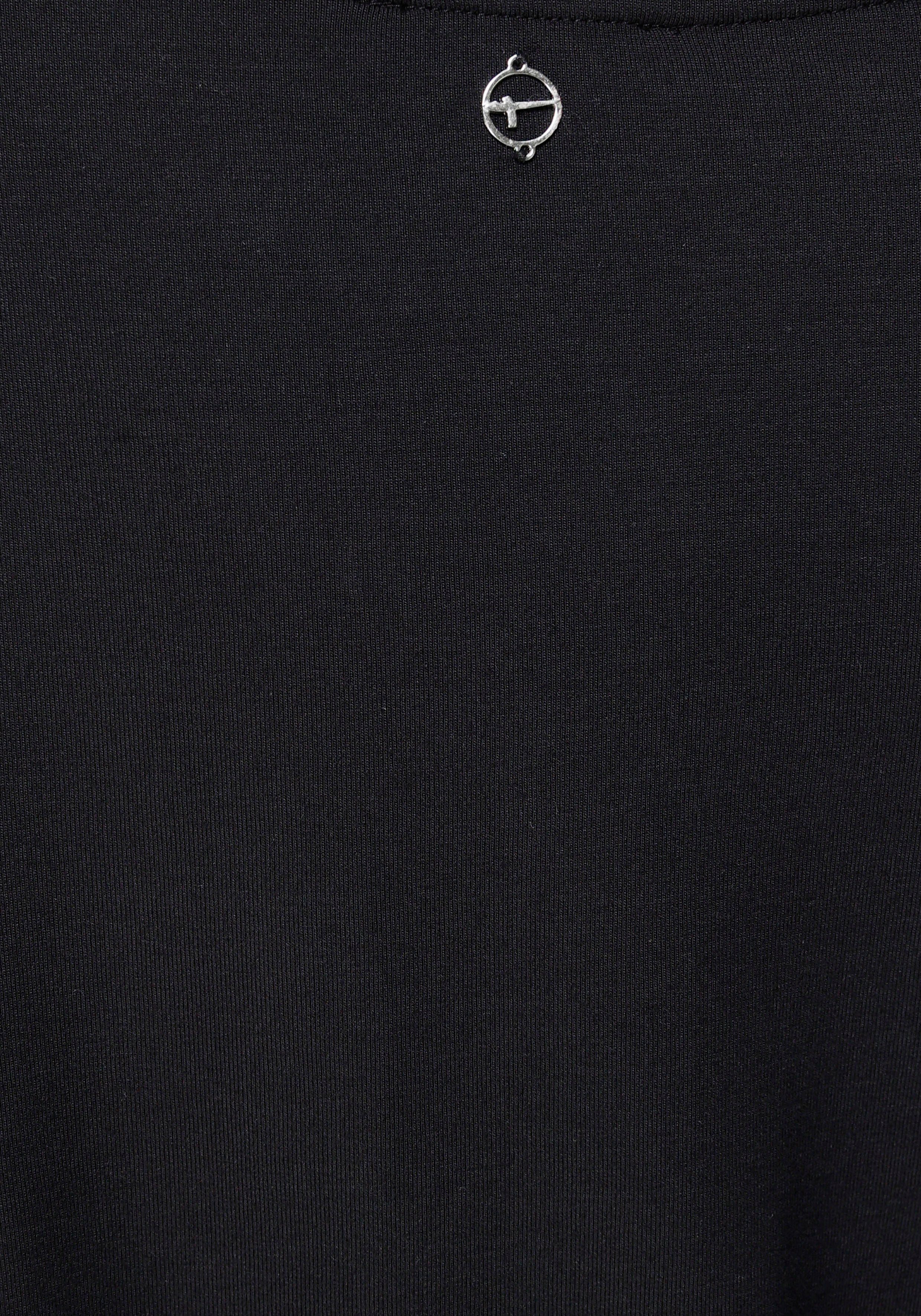 Tamaris T-shirt Korte mouwen, casual pasvorm, van elastische jersey