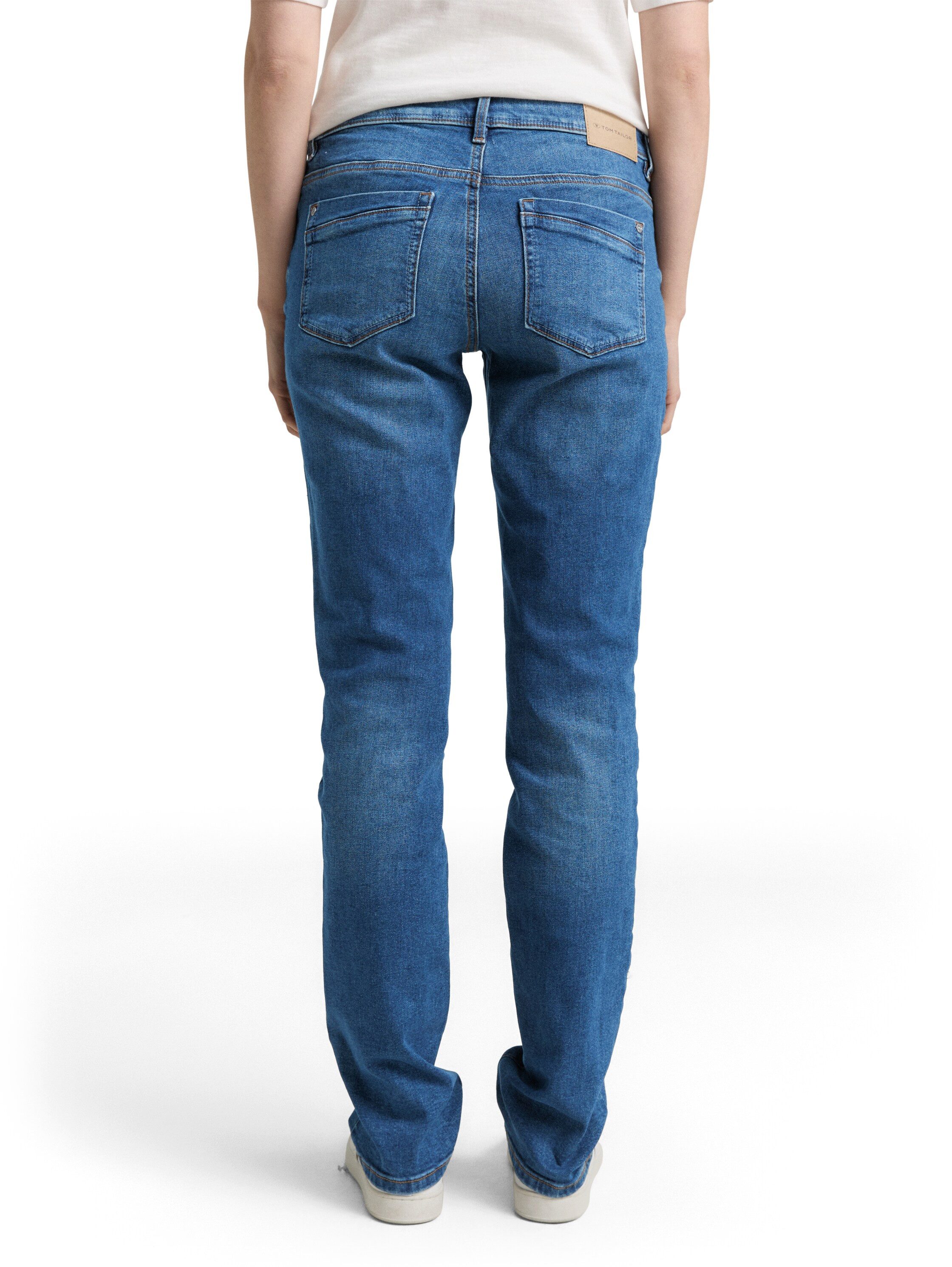 Tom Tailor Straight jeans Liva in five-pocketsstijl