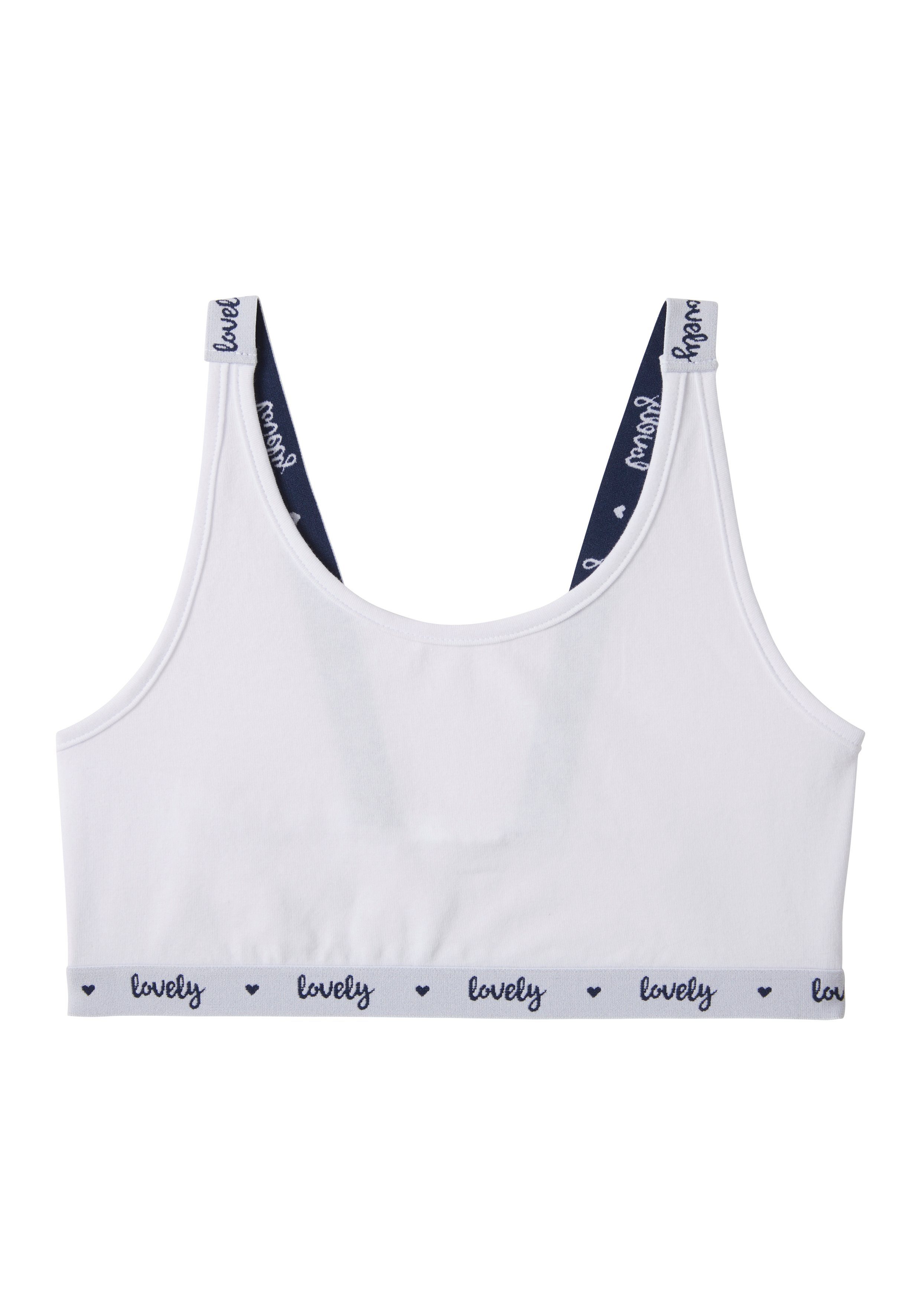 Buffalo Bustier met bedrukte bandjes (set, 3-delig)