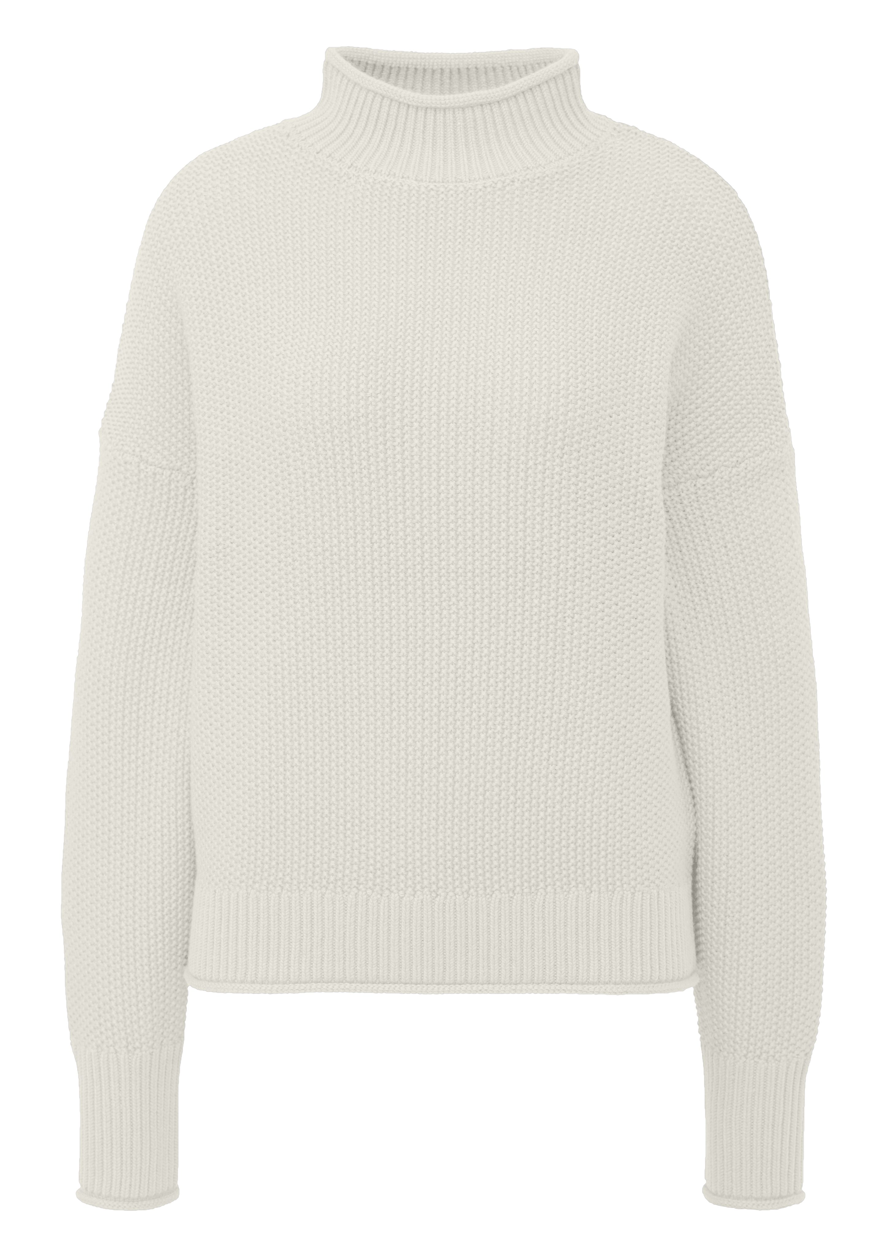 Q S designed by Gebreide trui met een ribcol
