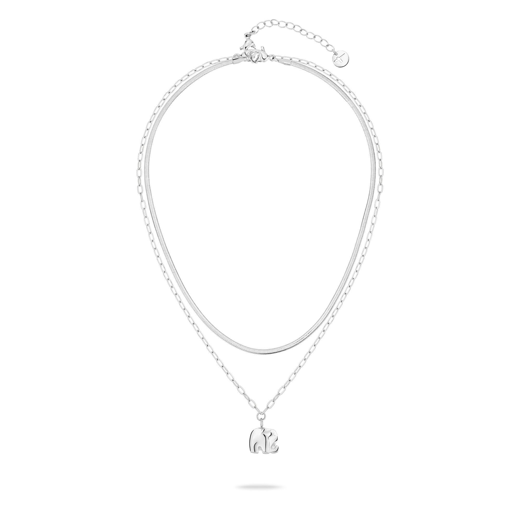 Tamaris Kettingenset Sieraad Geschenk Roestvrijstalen Ketting Little Elephant (set, 3-delig)