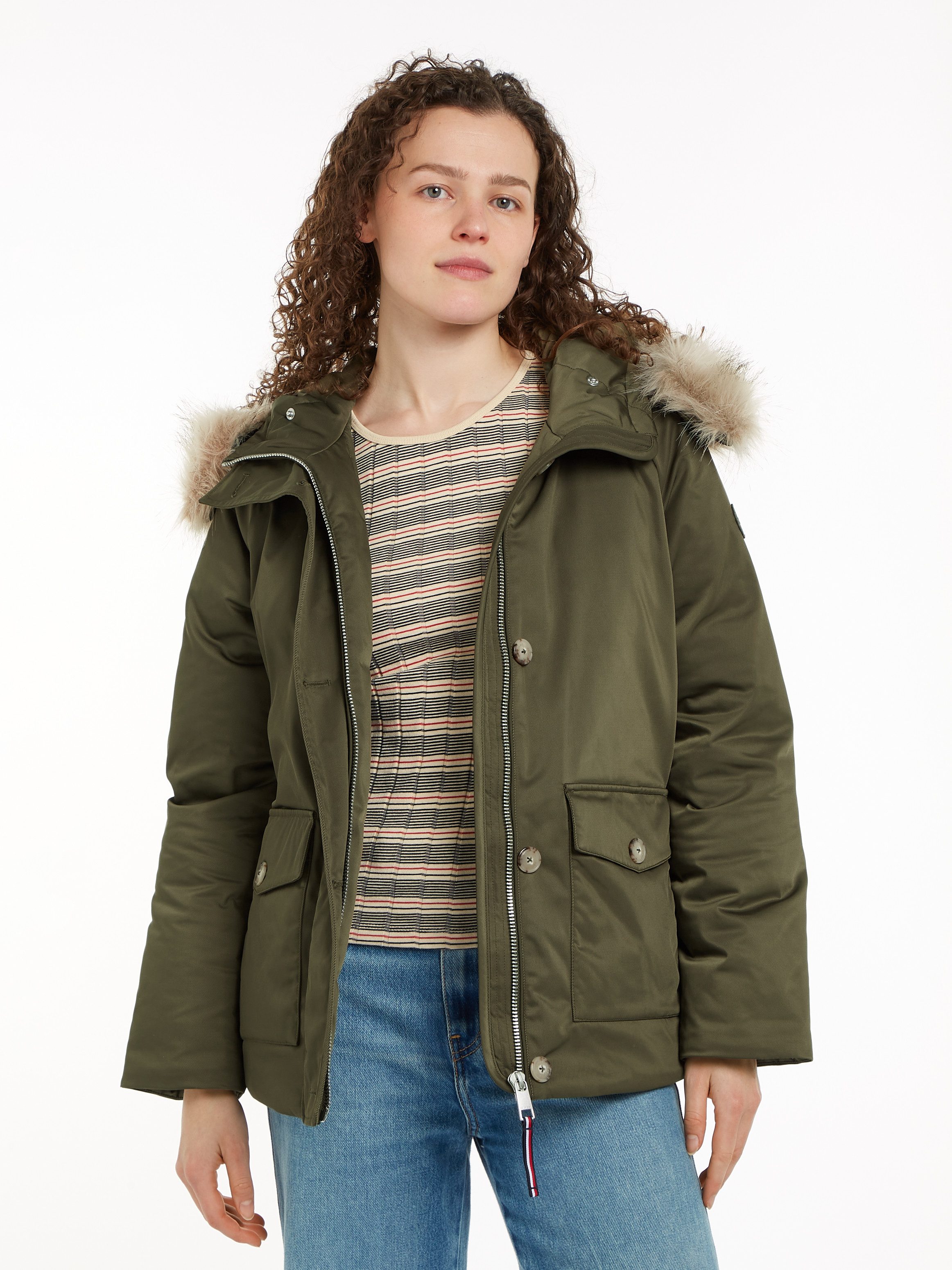 NU 20% KORTING: Tommy Hilfiger Parka