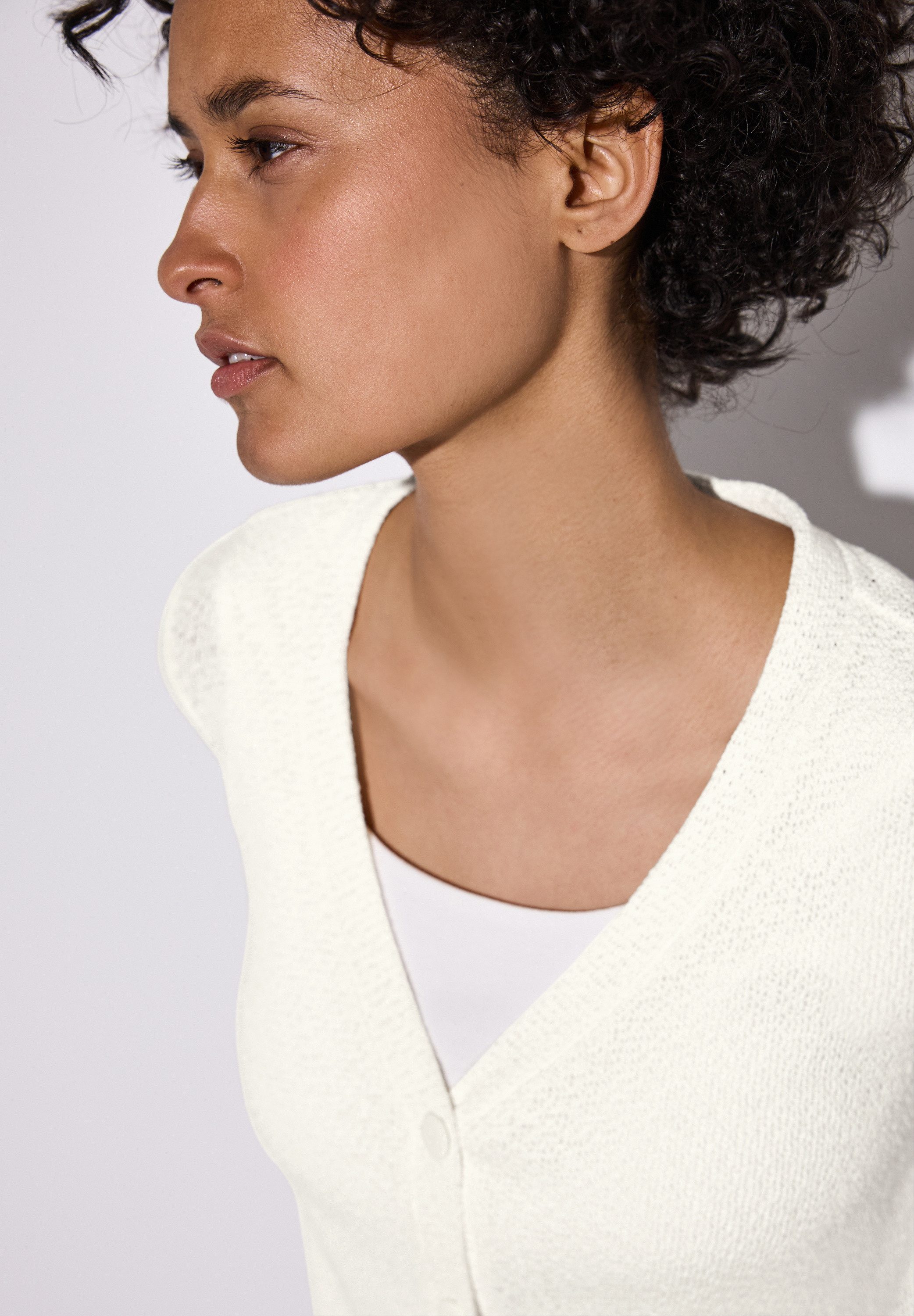 STREET ONE Vest met v-hals