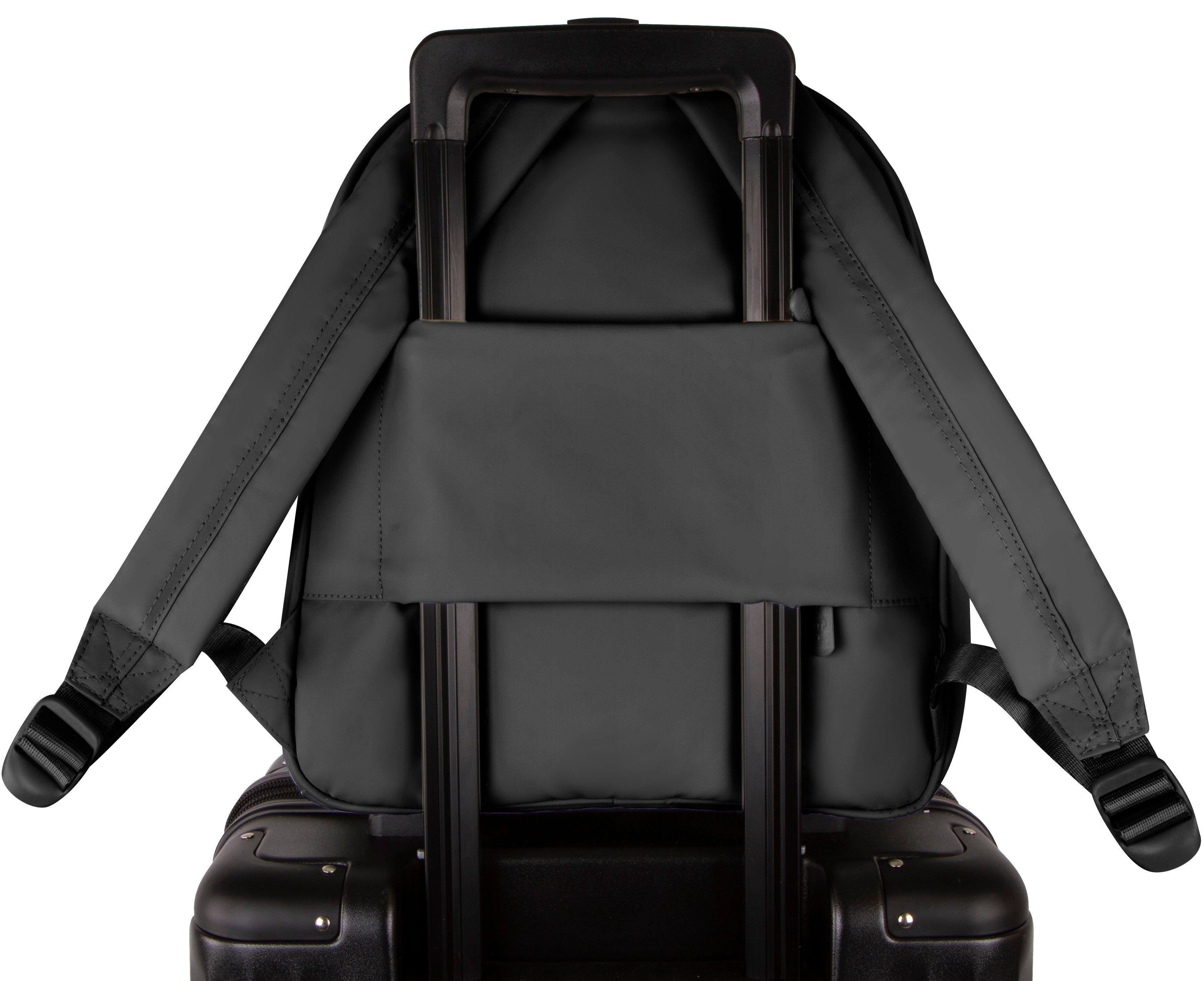 Heys Rugzak The Puffer Backpack Trolley-opzet-sleeve