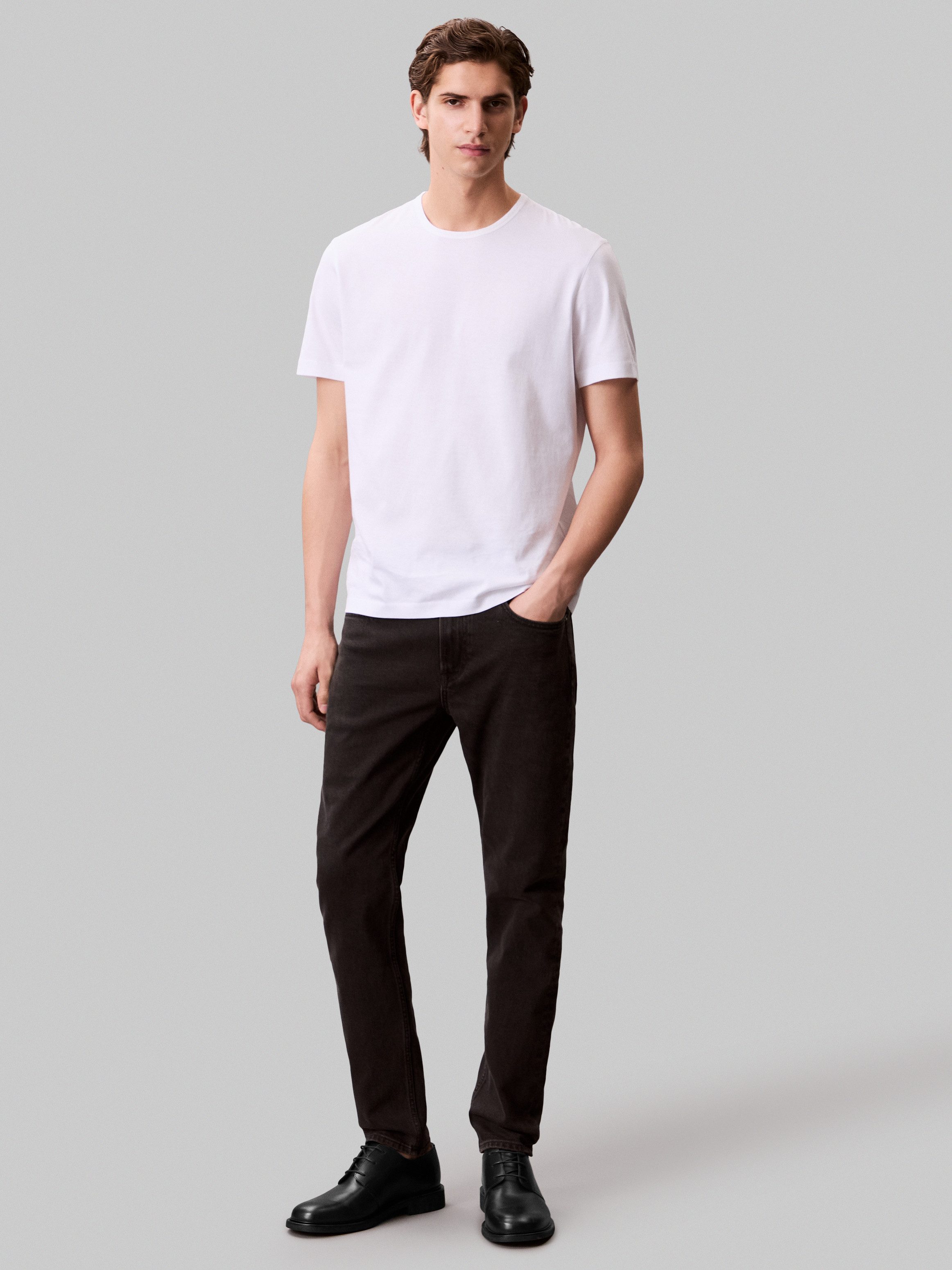 Calvin Klein Slim fit jeans SLM TPR Met riemlussen