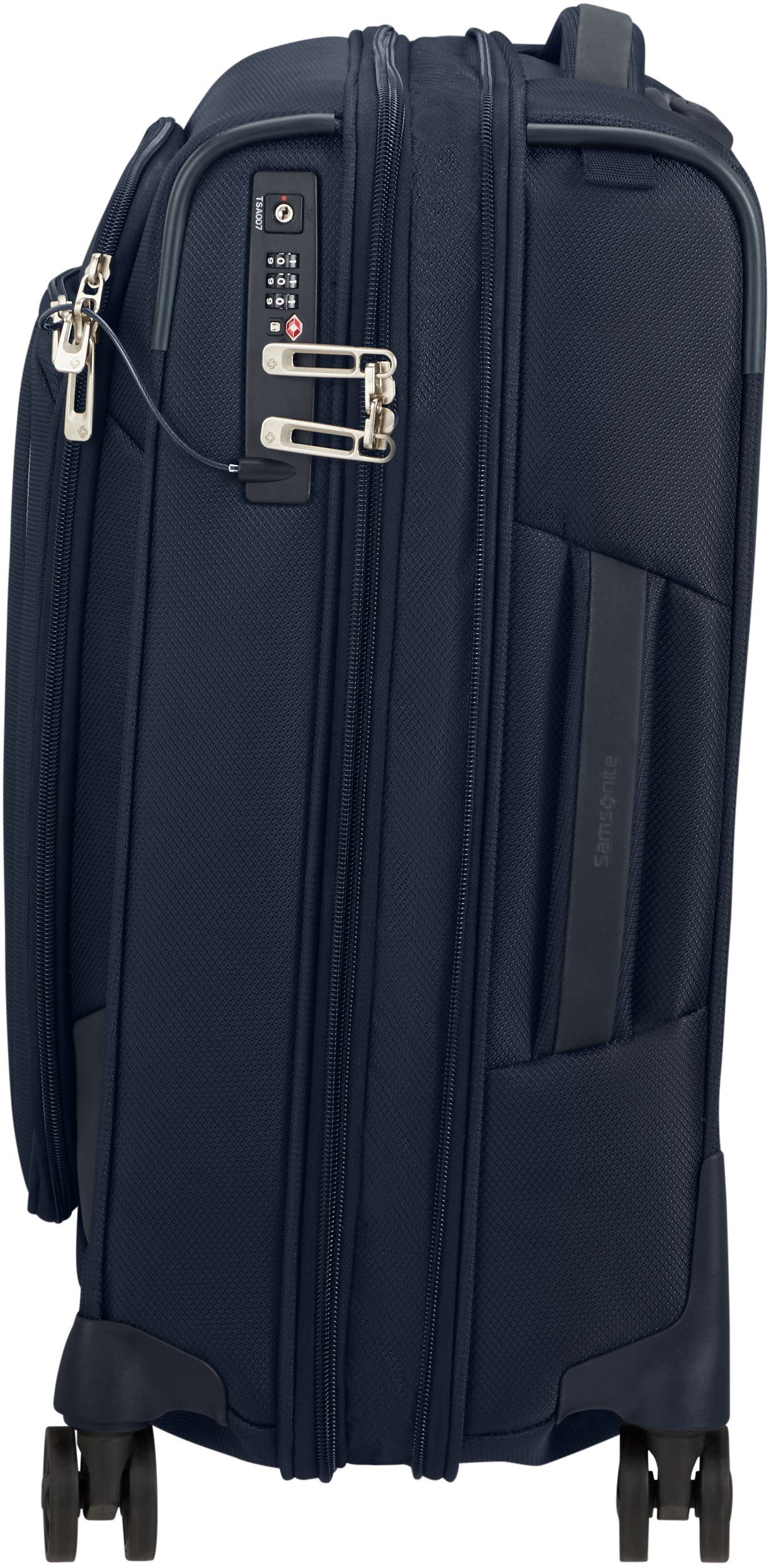 Samsonite Zachte bagage trolley RESPARK, 55 cm van gerecycled materiaal, met volumevergroting & 15,6-inch laptopvak