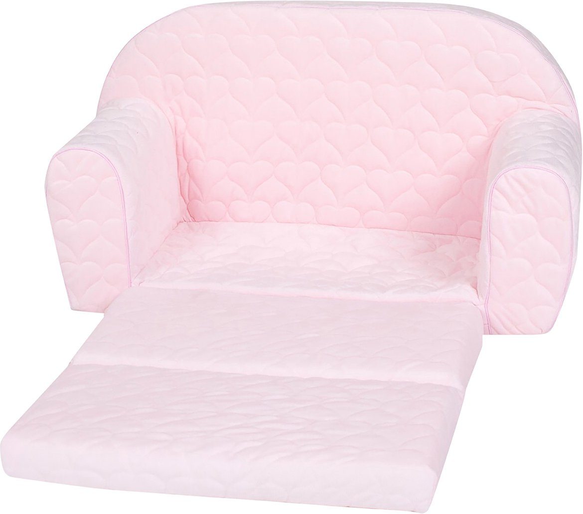 Knorrtoys® Bank Cosy, heart rose voor kinderen, made in europe