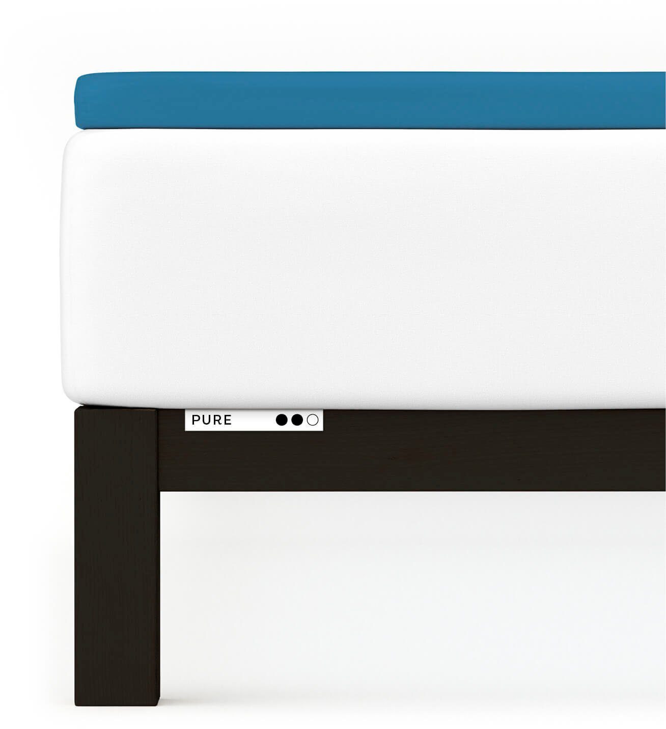 Schlafgut Hoeslaken PURE TOPPER in maat 90x200, 140x200 of 180x200 cm, hoes voor topper van 100% biologische katoen, voor matrassen tot 10 cm hoogte, beddengoed (1 stuk)