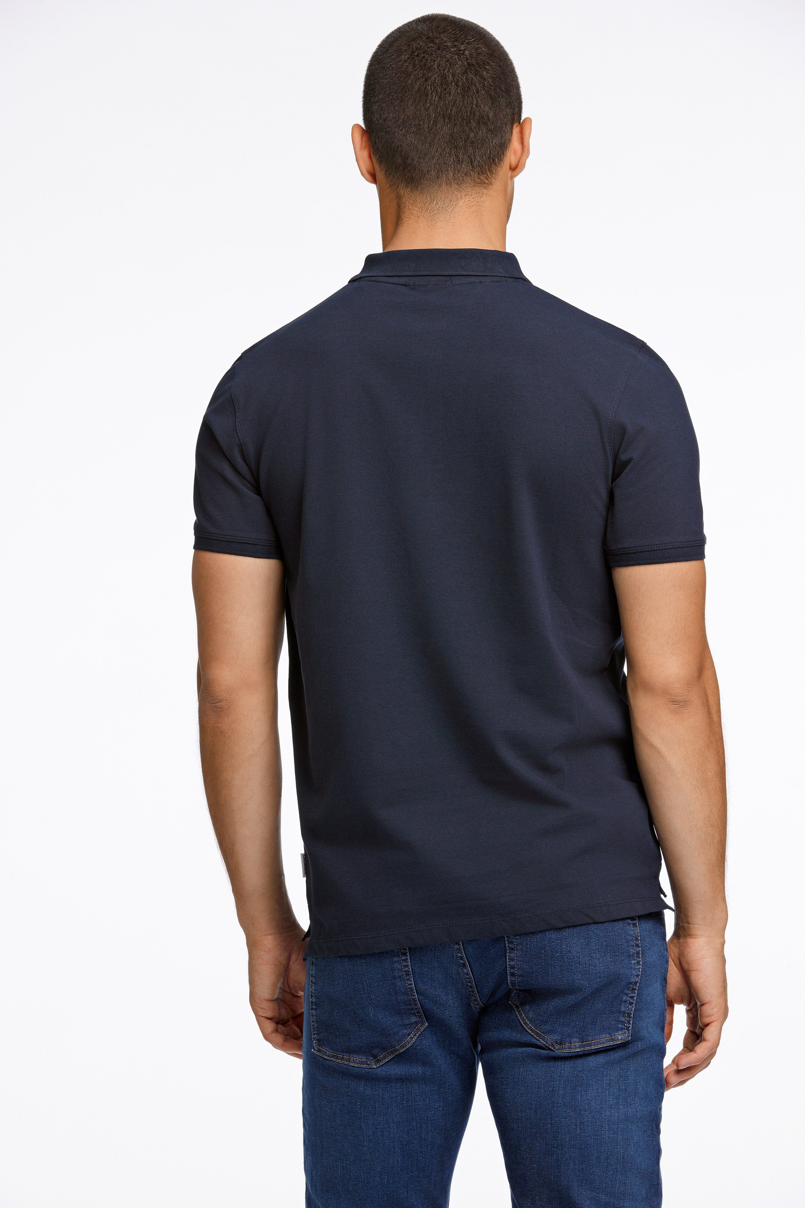 LINDBERGH Poloshirt met geborduurd logo