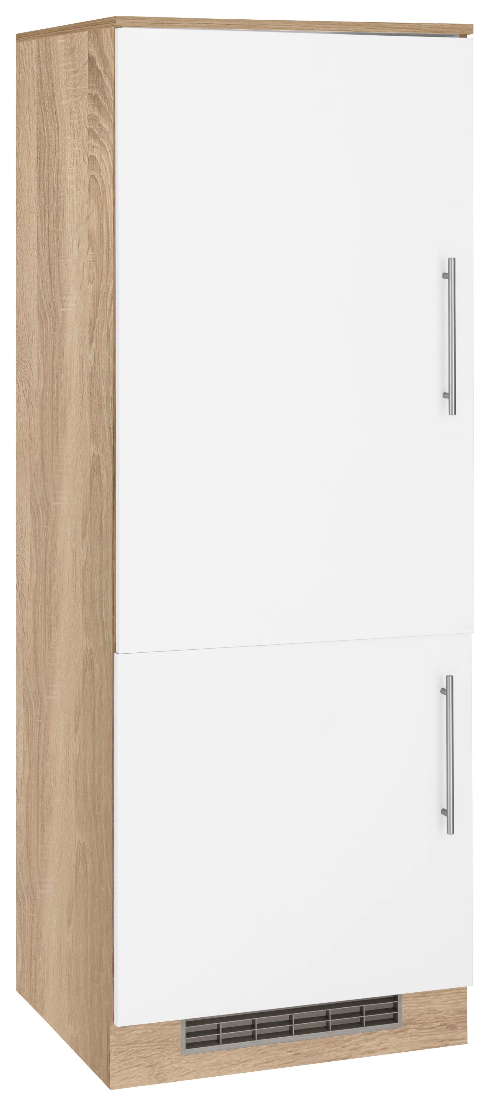 wiho Küchen Koelkastombouw Cali 60 cm breed ombouwkasten beige