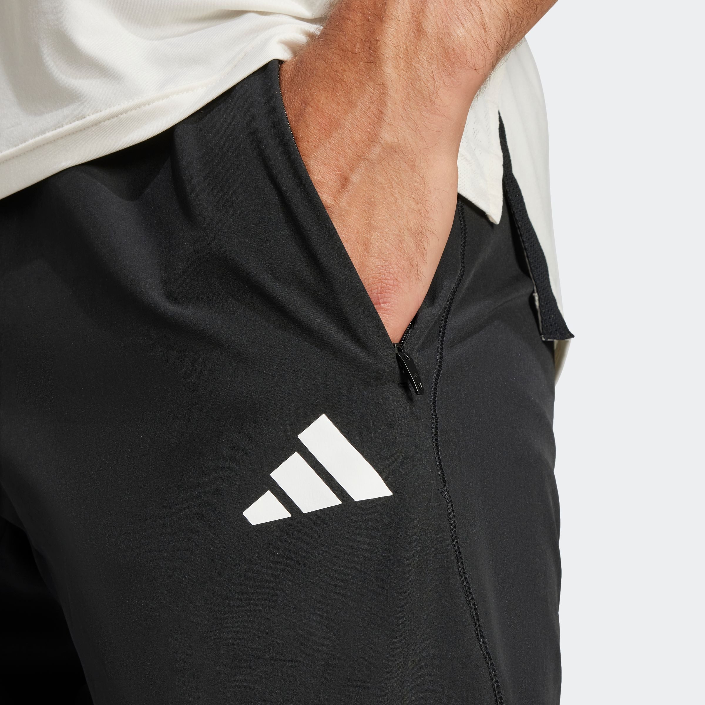 adidas Performance Sportbroek GYM+ 3S WV PANT (1-delig)