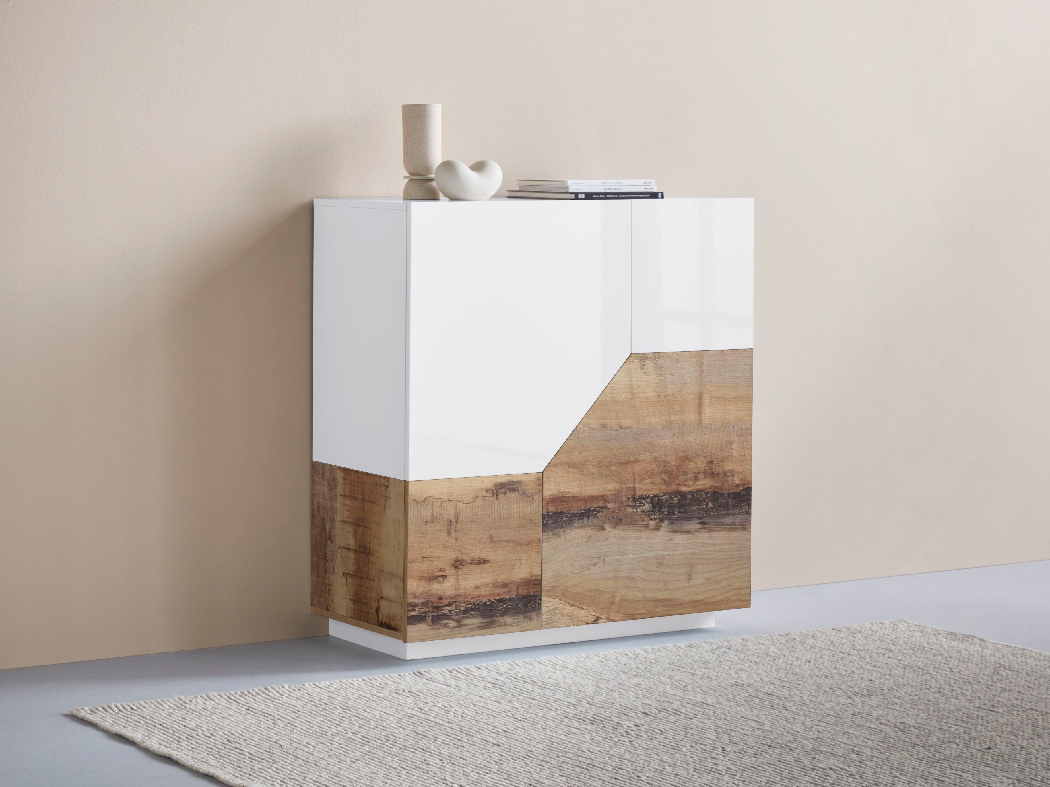 INOSIGN Highboard ALIEN hoge commode, buffetkast, hoge sideboard, commodekast highboards wit