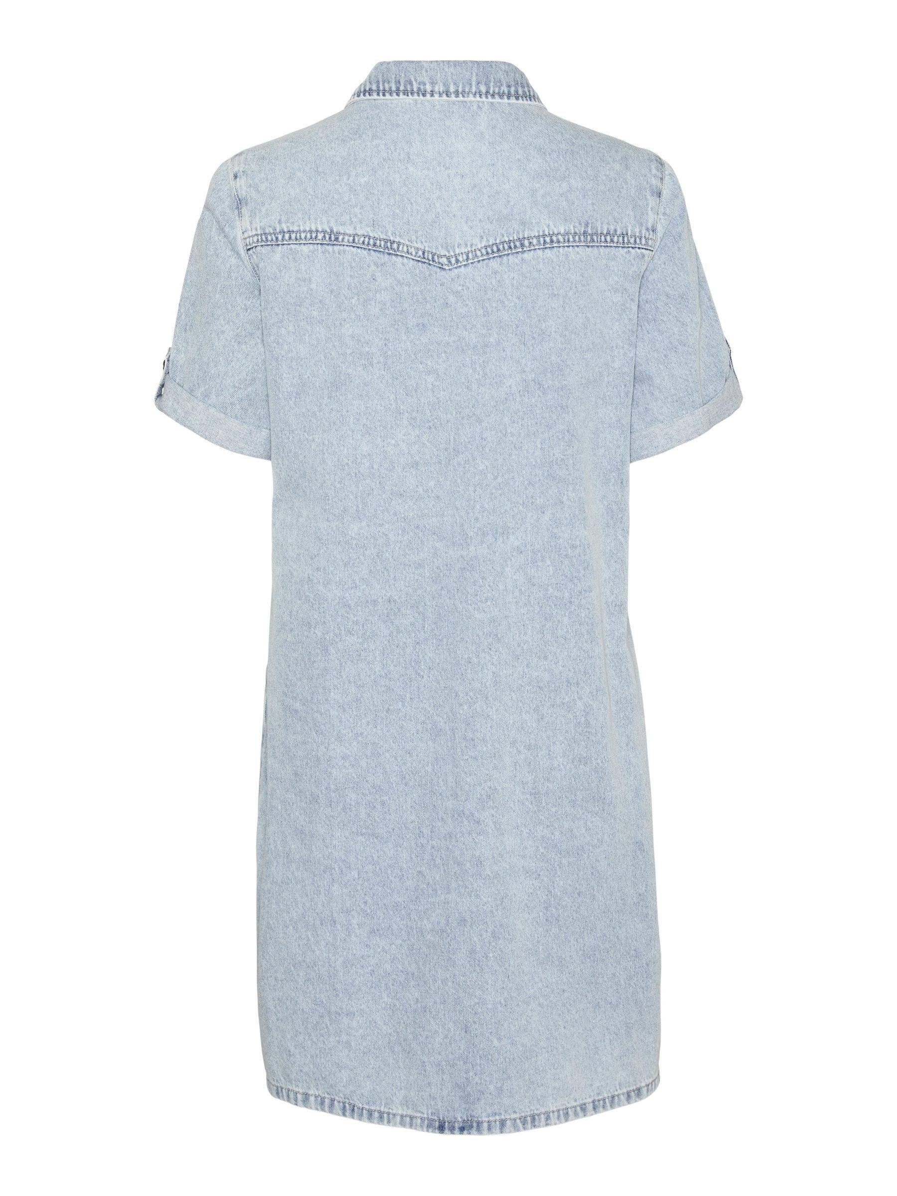 Vero Moda Jeans jurk VMJENNIE SS SHORT DENIM DRESS NOOS