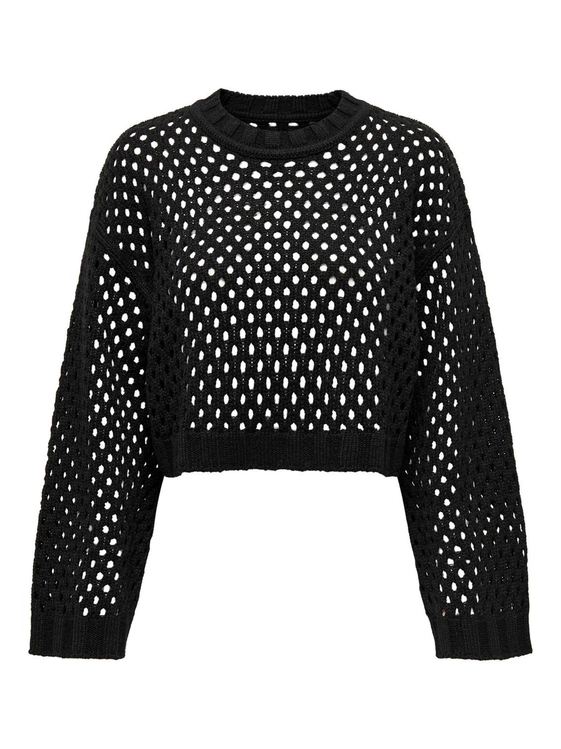 Only Gebreide trui ONLSMILLA SHORT PULLOVER L S KNT NOOS