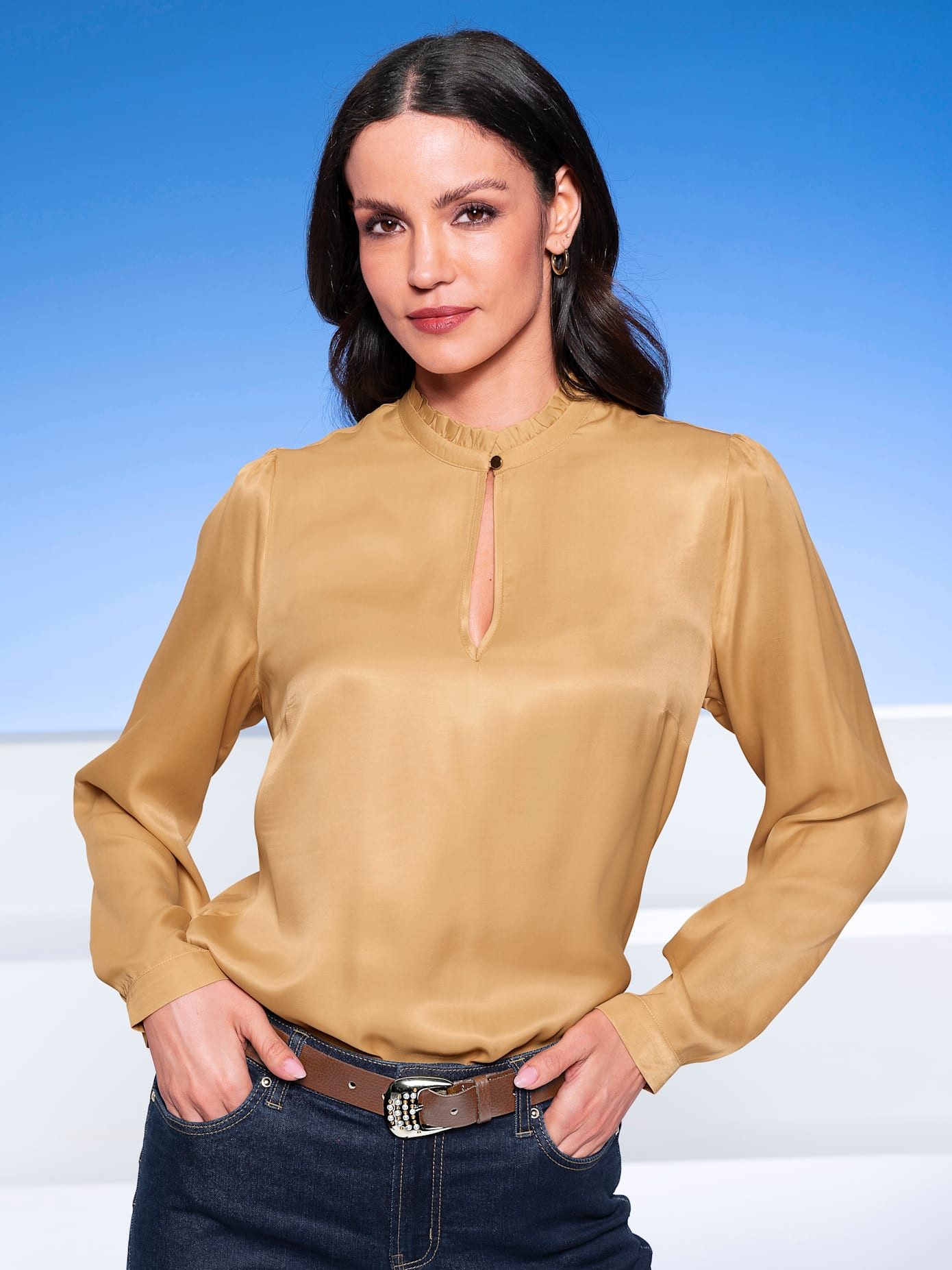 Heine Satijnen blouse