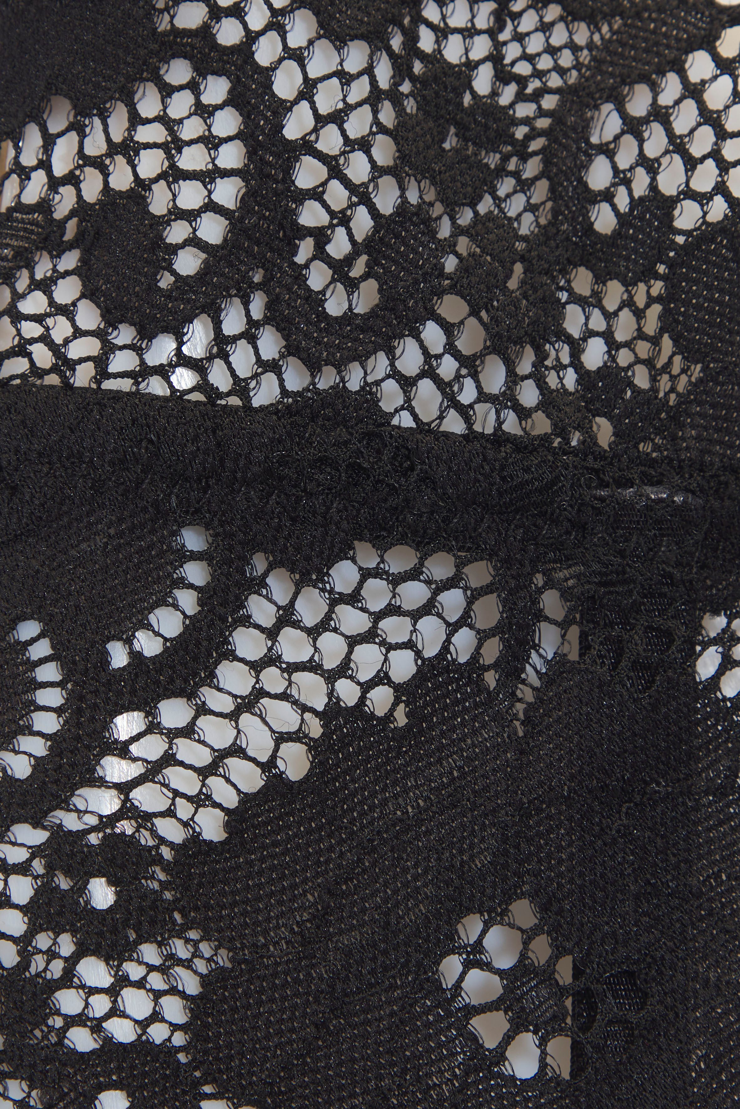 Jette Joop Jarretelgordeltje van bloemige kant met extravagante glitteraccessoire, sexy lingerie