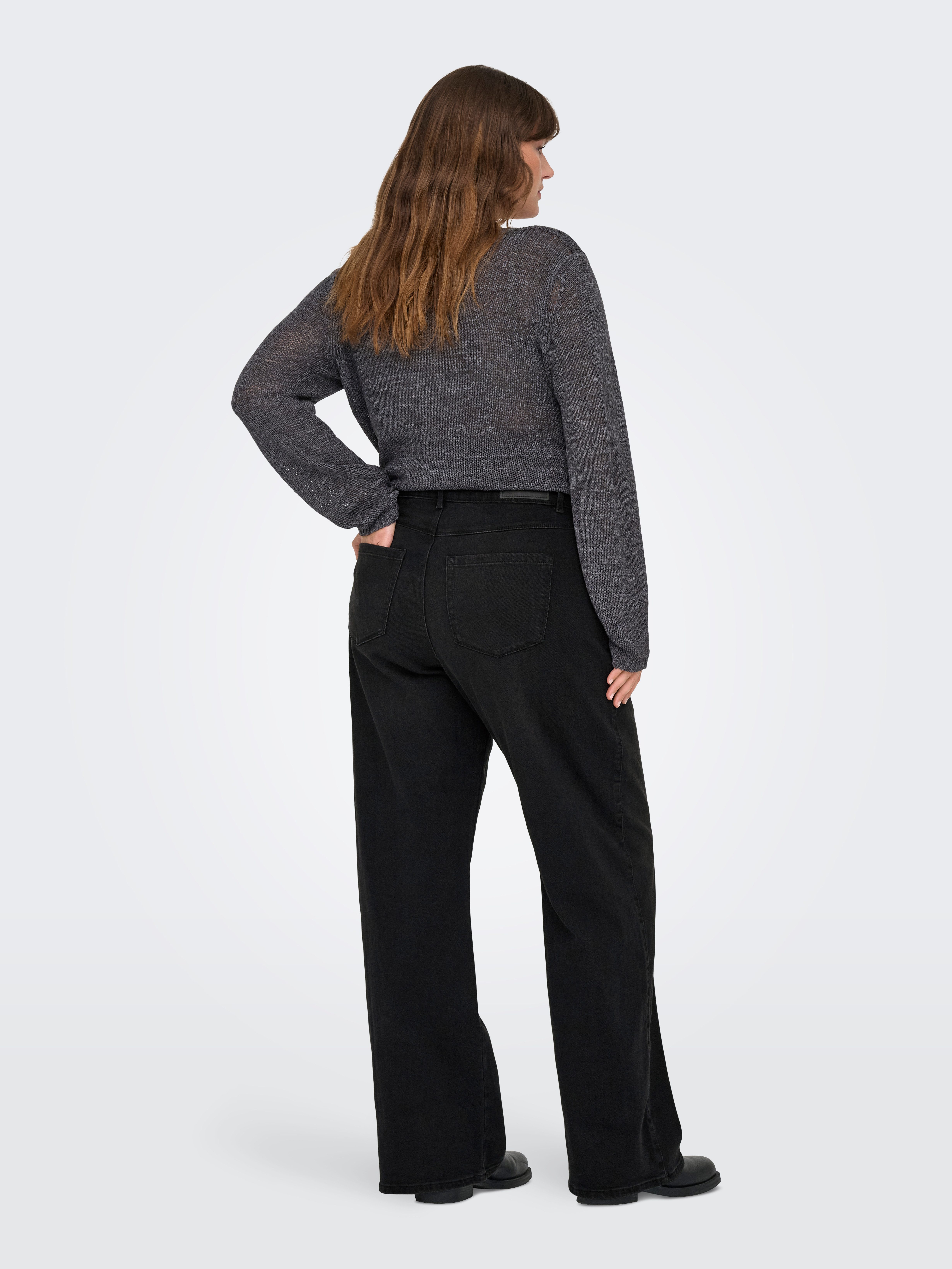 ONLY CARMAKOMA High-waist jeans CARSNOW HW WIDE DNM JEANS PIM WB