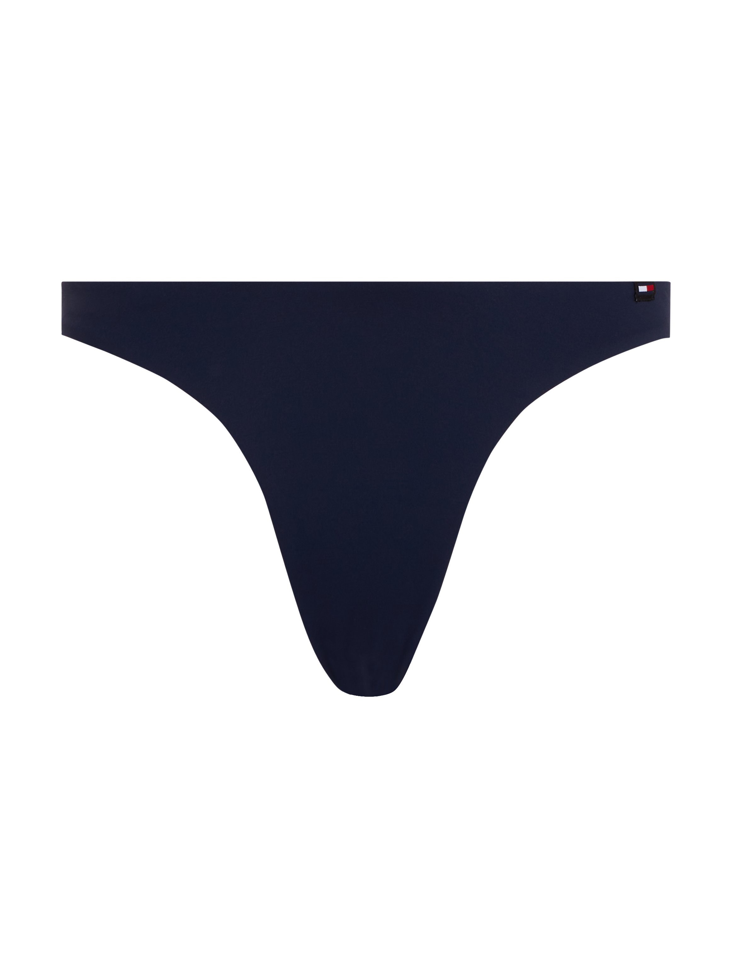 Tommy Hilfiger Swimwear Bikinibroekje HI LEG CHEEKY BIKINI in colorblocking voor en achter tommy hilfiger logo-vlag