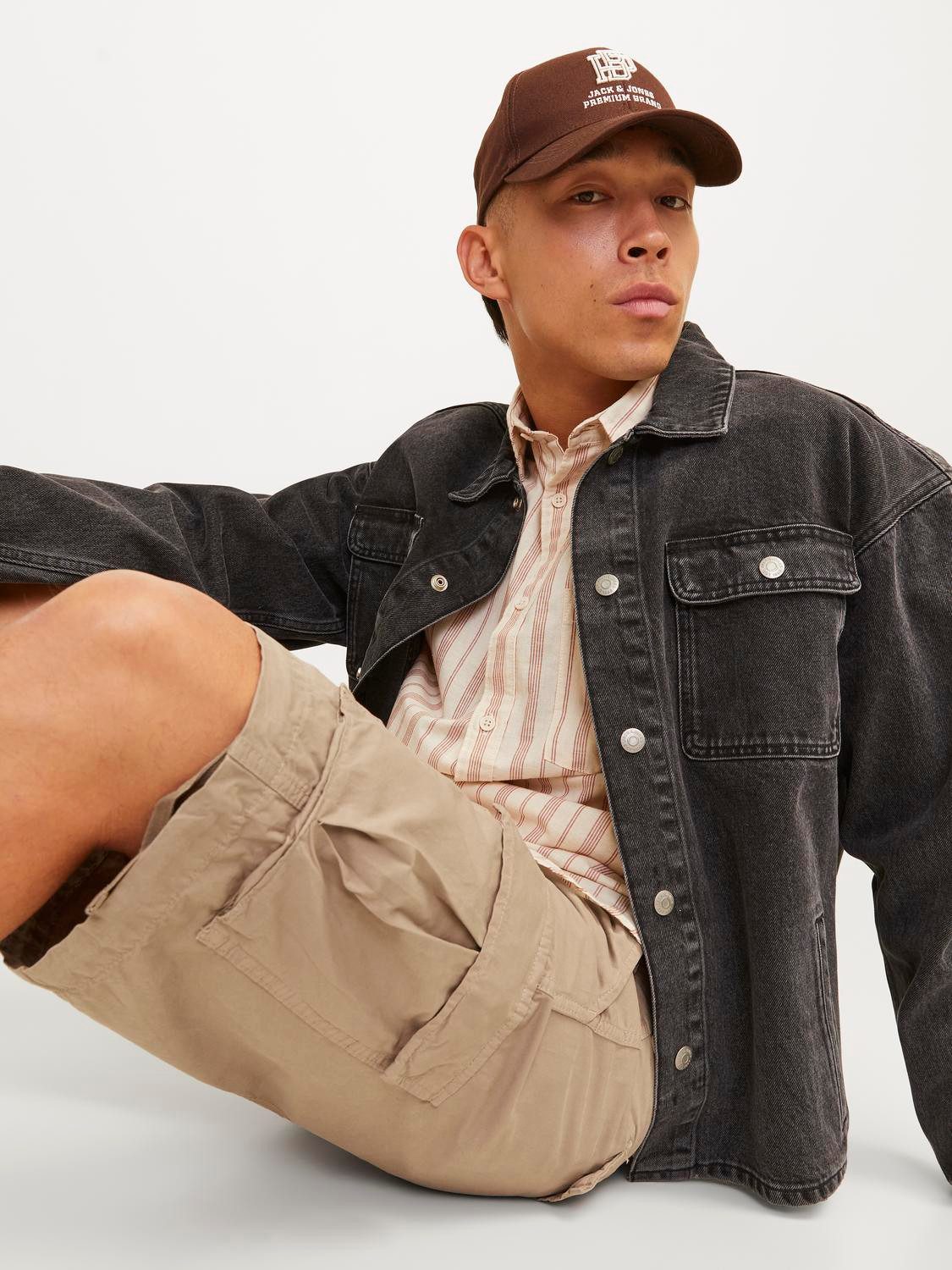 Jack & Jones Cargobroek JPSTCOLE TUCKER CARGO SHORTS LNG SN