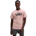 vans t-shirt sp19 m core apparel roze