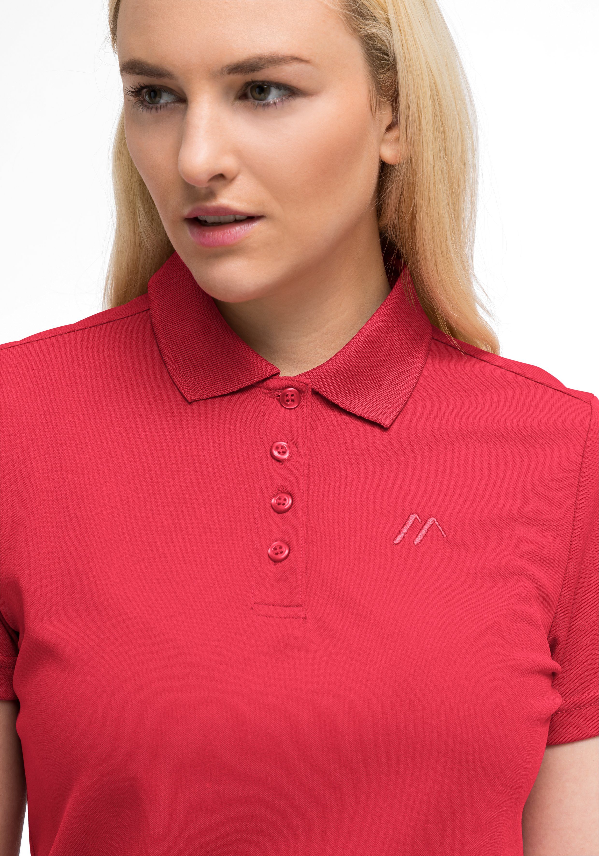 Maier Sports Functioneel shirt Ulrike Dames polo, pique poloshirt, snel drogend outdoor-shirt