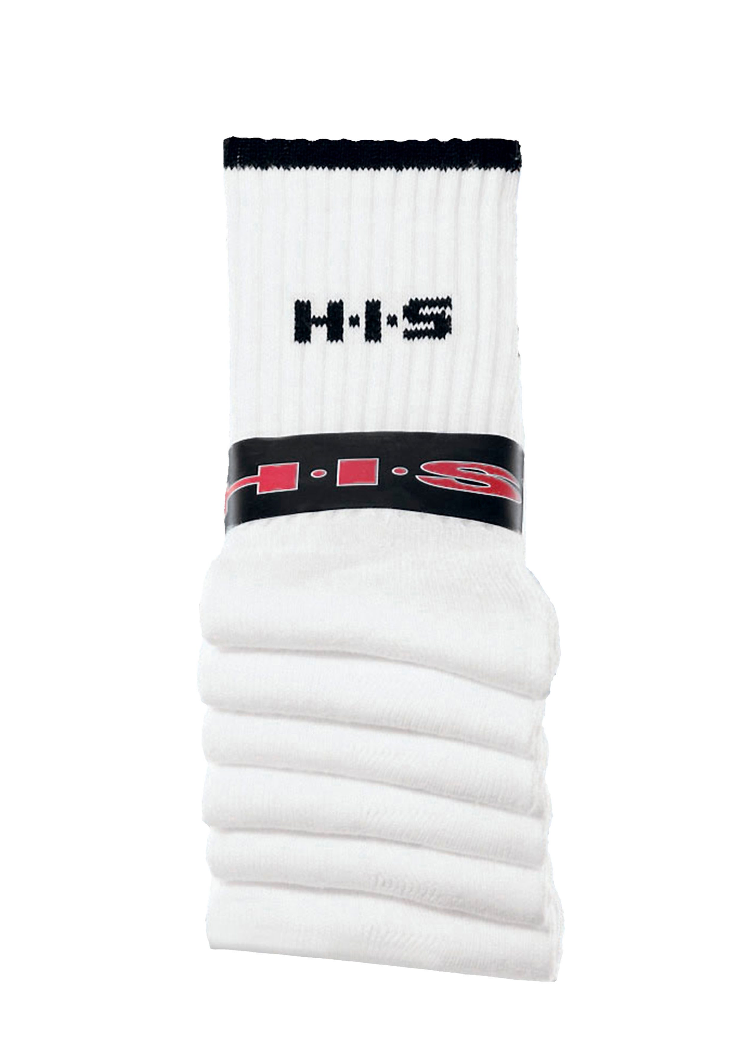 H.I.S Sportsokken met frotté & verstevigde drukzones (set, 6 paar)