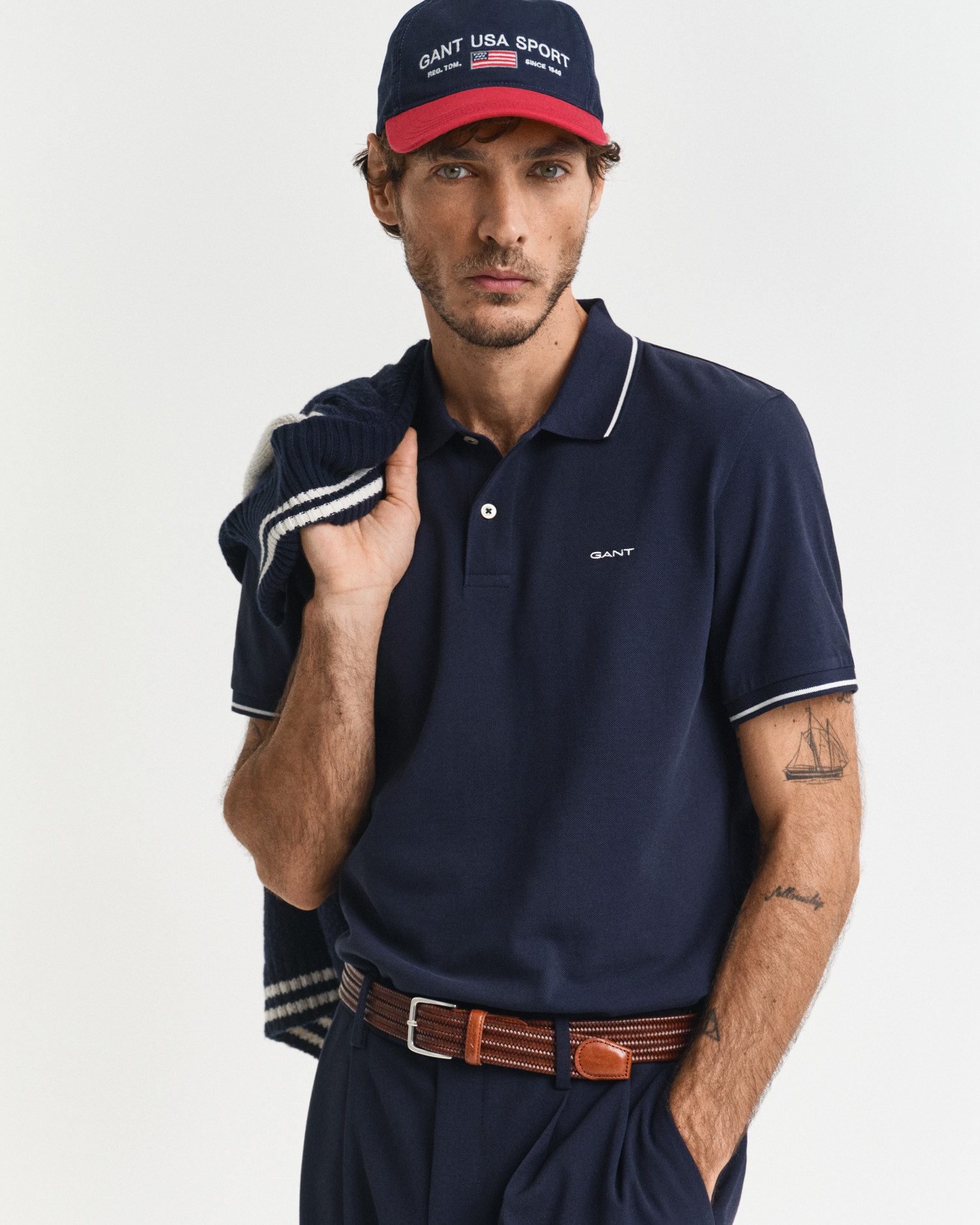 Gant Poloshirt TIPPING SS PIQUE POLO