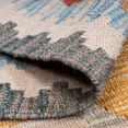 morgenland loper kelim maimene nomadisch 200 x 62 cm omkeerbaar tapijt bruin