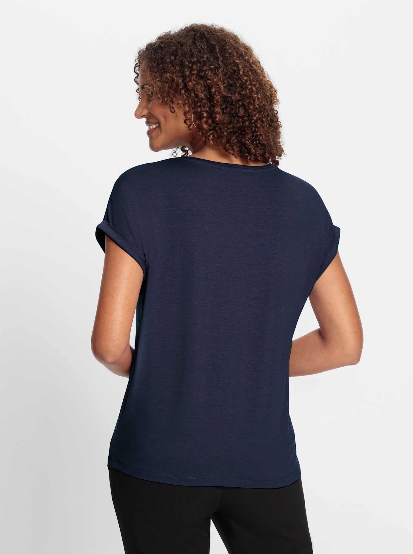 Casual Looks Shirt met print Shirt (1-delig)