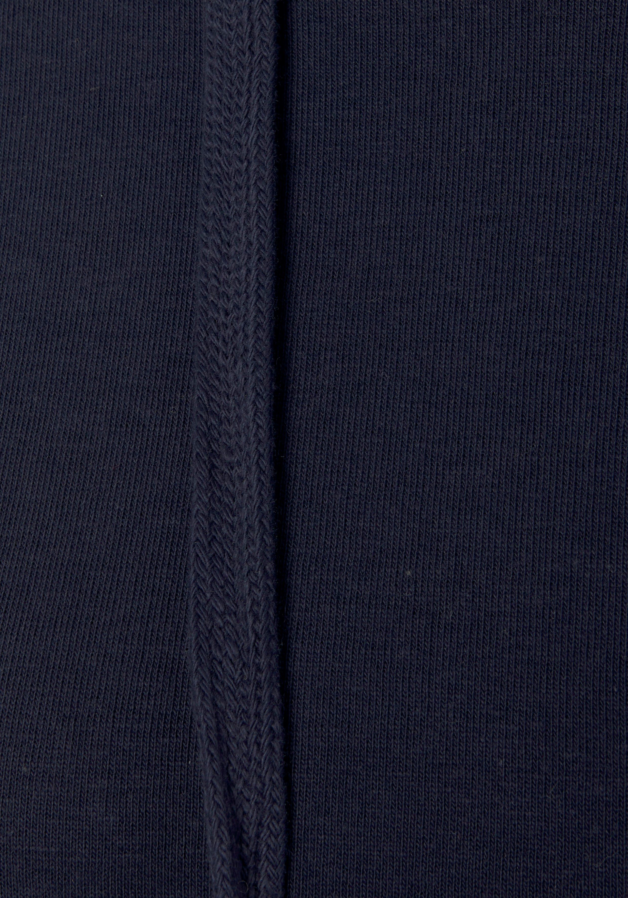 Vivance Hoodie met contrasterende accentueringen, loungeanzug (1-delig)