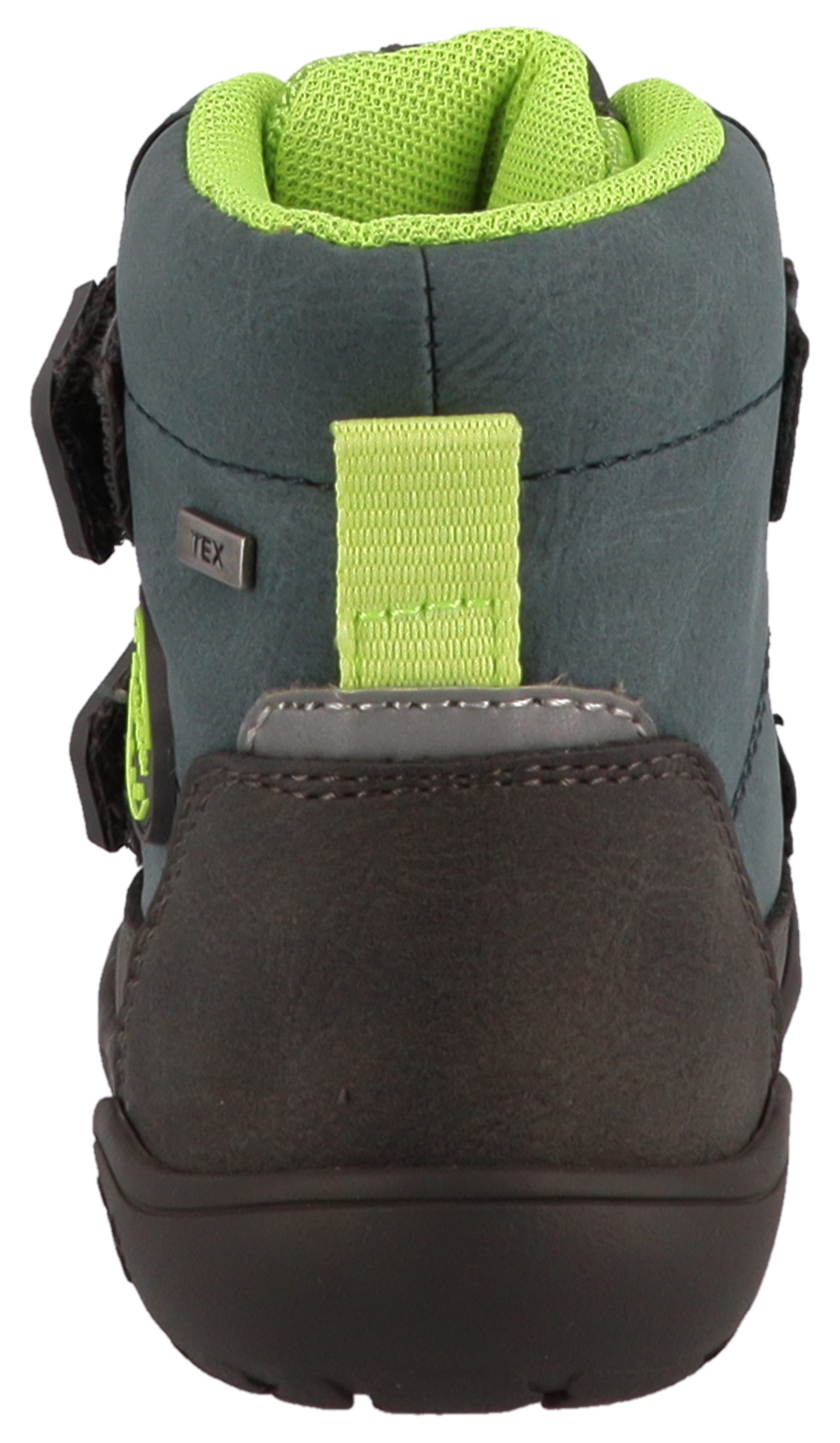 Lurchi Barefootschoenen Jimmy Barefoot TEX Klittenbandboots met TEX, maatsjabloon om te downloaden