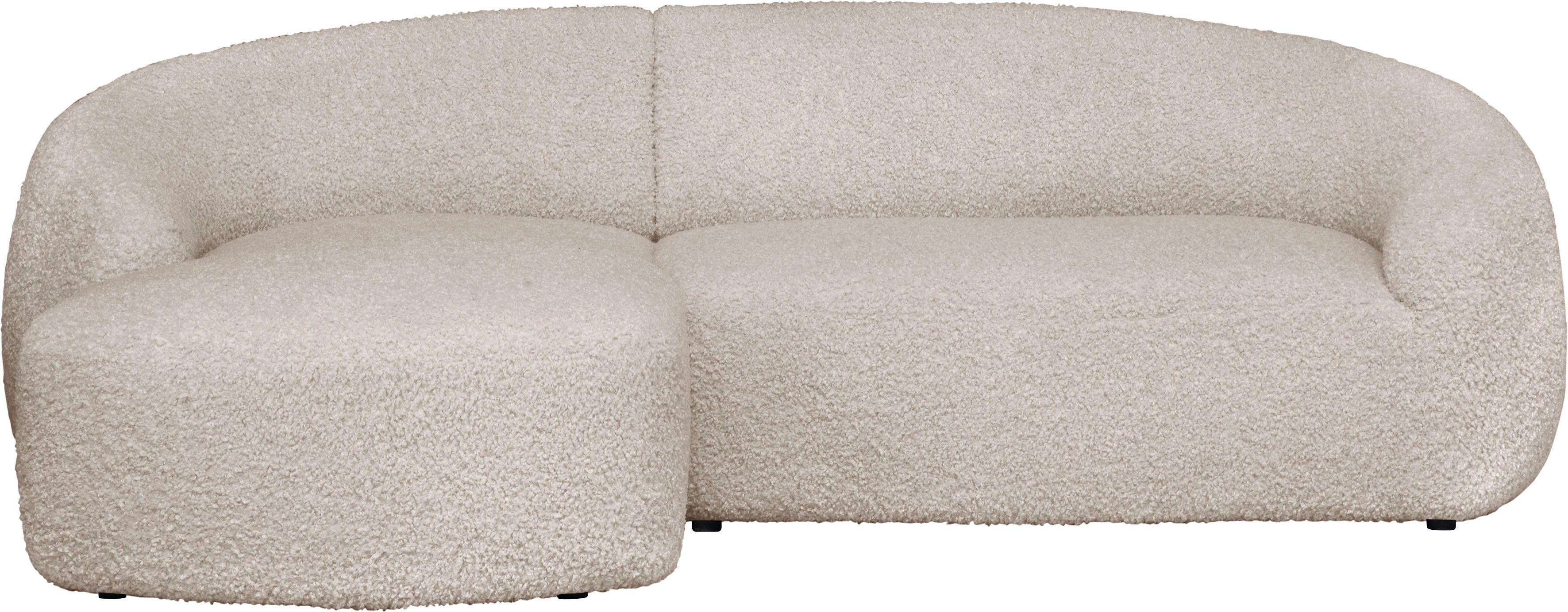 LeGer Home by Lena Gercke Hoekbank YANI, L-vorm, designbank, organische vorm, afmetingen B/D/H: 255/170/81 cm