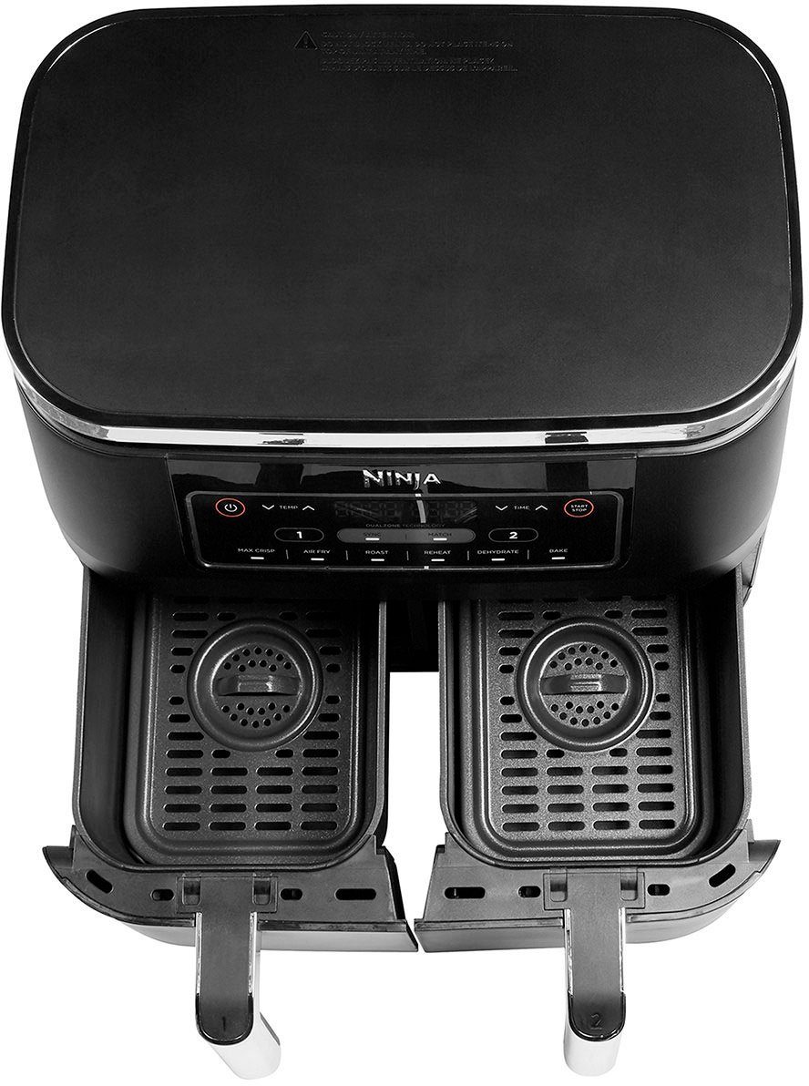 NINJA Airfryer Foodi Dual Zone AF300EU 0,9 kg capaciteit per stuk incl. 2 krokante schalen