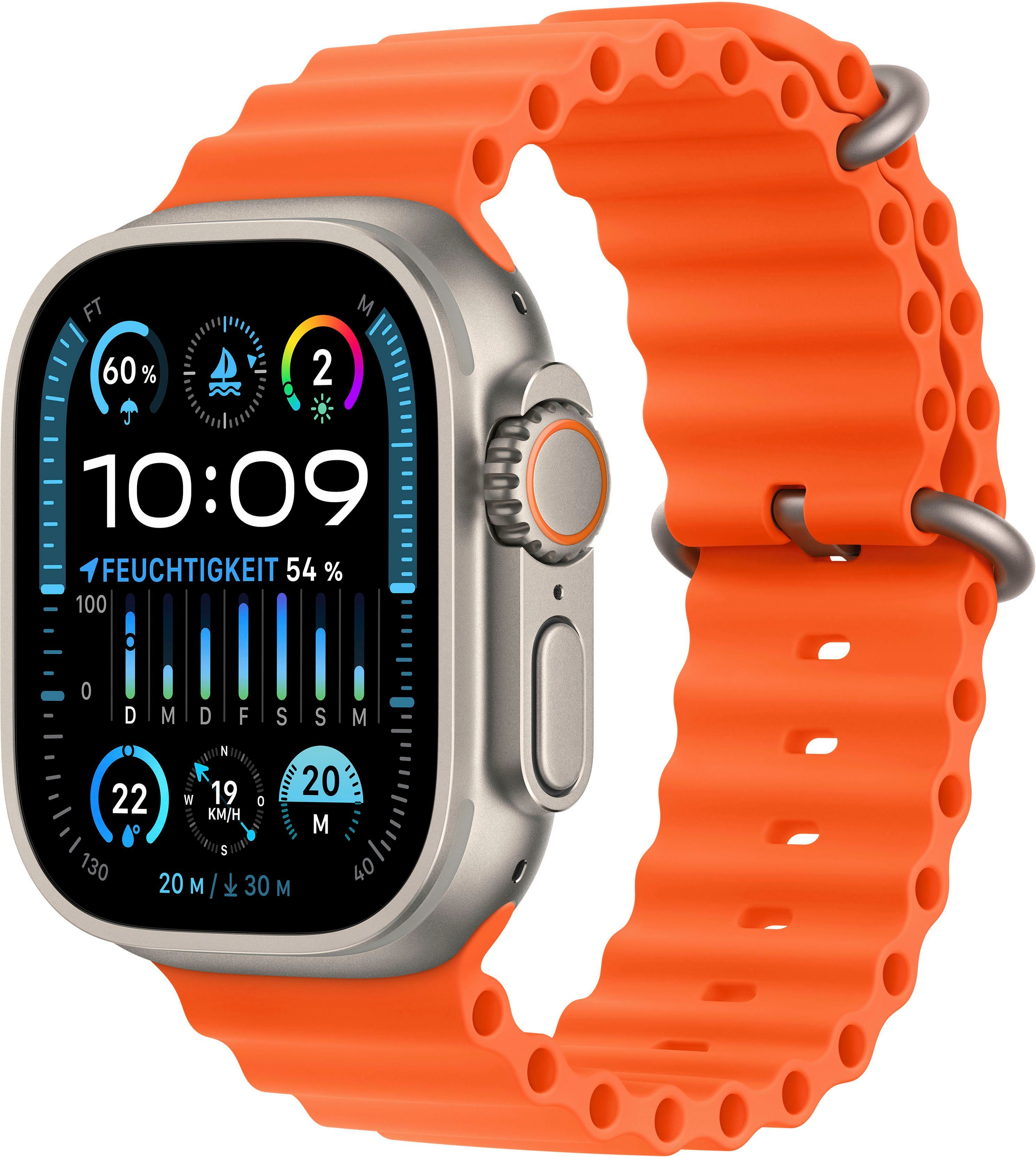 NU 20% KORTING: Apple Smartwatch Watch Ultra 2 GPS 49 mm + Cellular Titanium Ocean Band