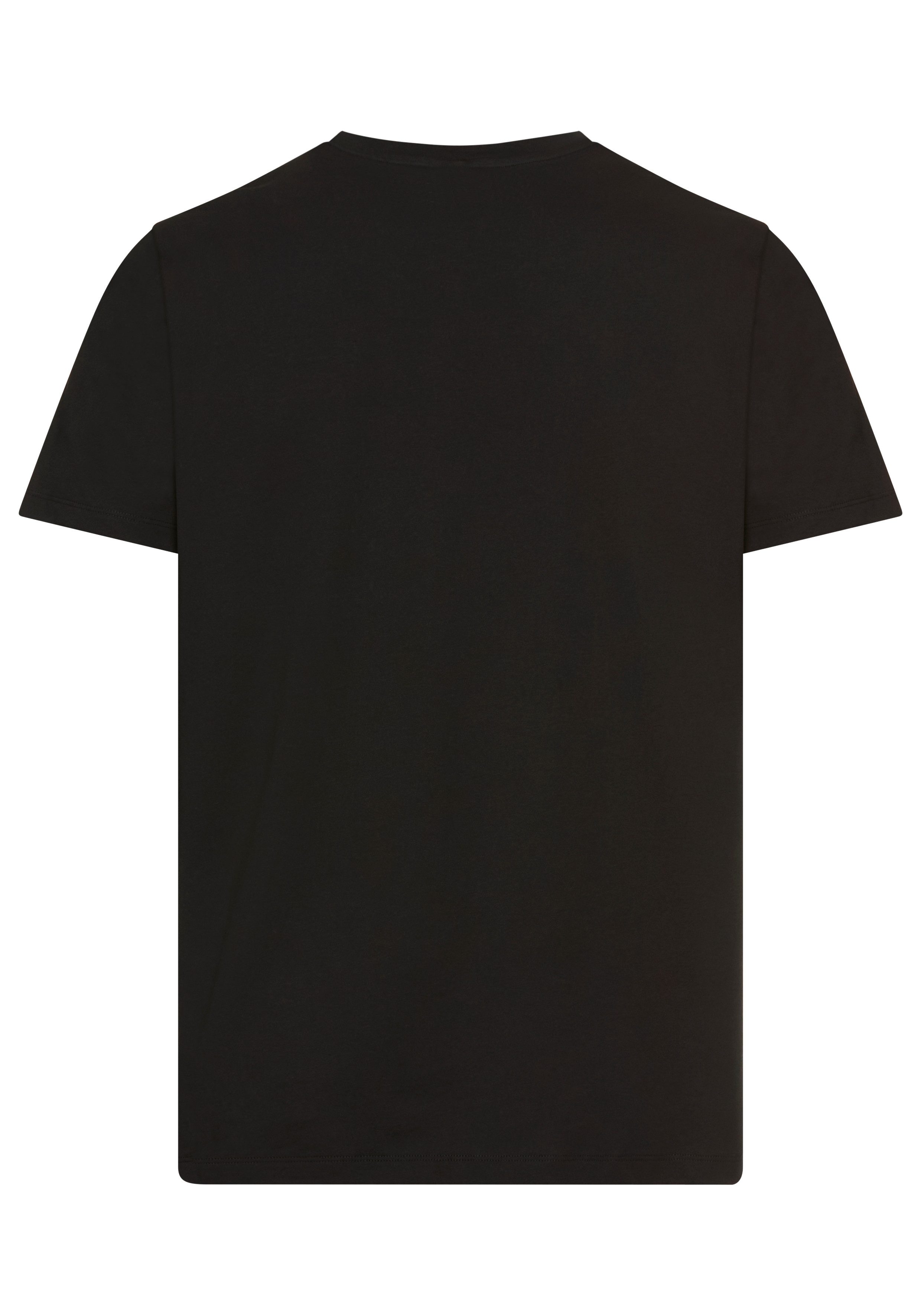BOSS T-shirt Ronde hals, jersey, klein logo, regular fit