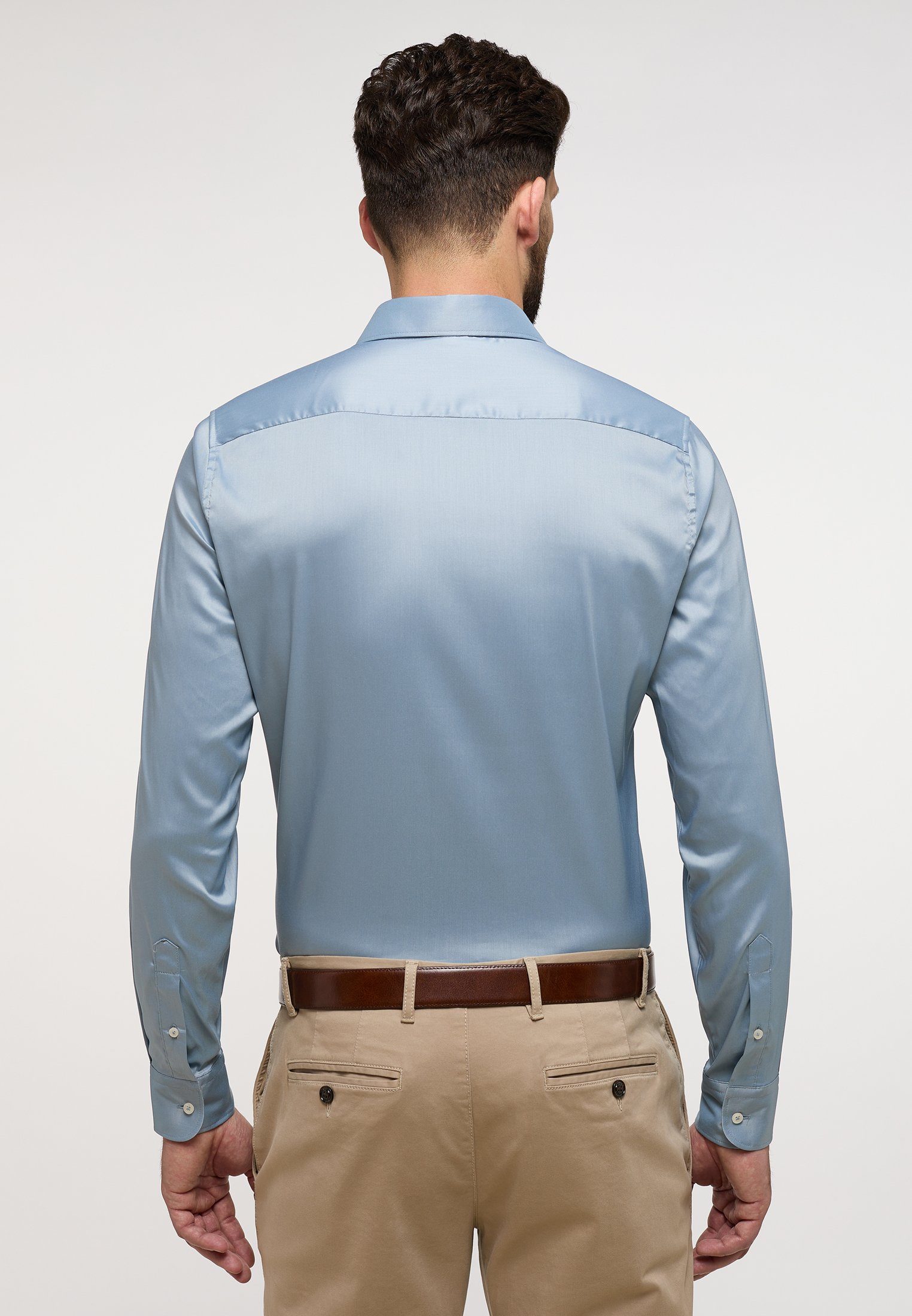 Eterna Overhemd met lange mouwen Slim fit EASY IRON (gemakkelijk te strijken)