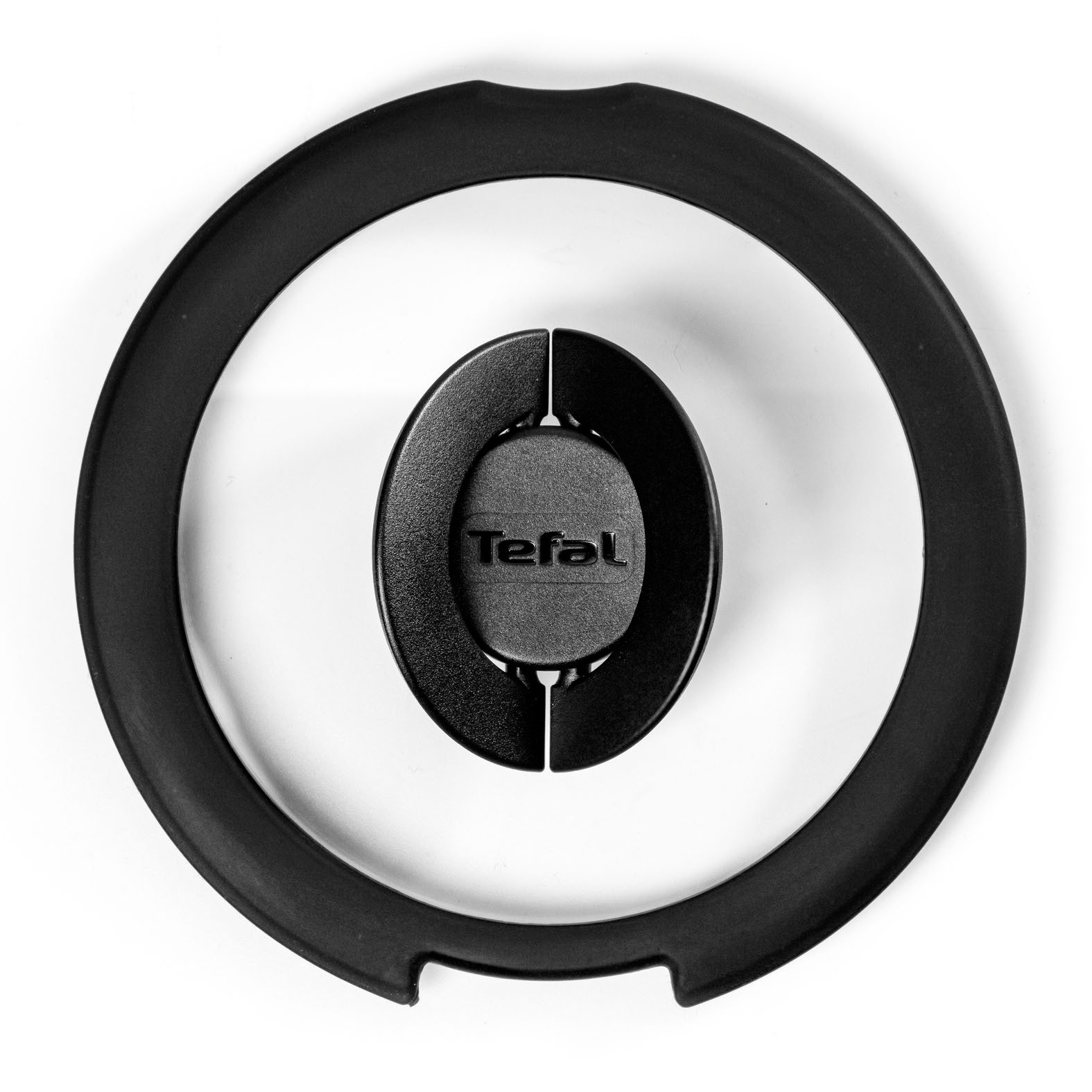 Tefal Deksel 98491 Ingenio 16/18/20 cm uitstekend voor ingenio-pannen, glazen deksel met siliconenrand, klapgrepen (set, 3-delig)