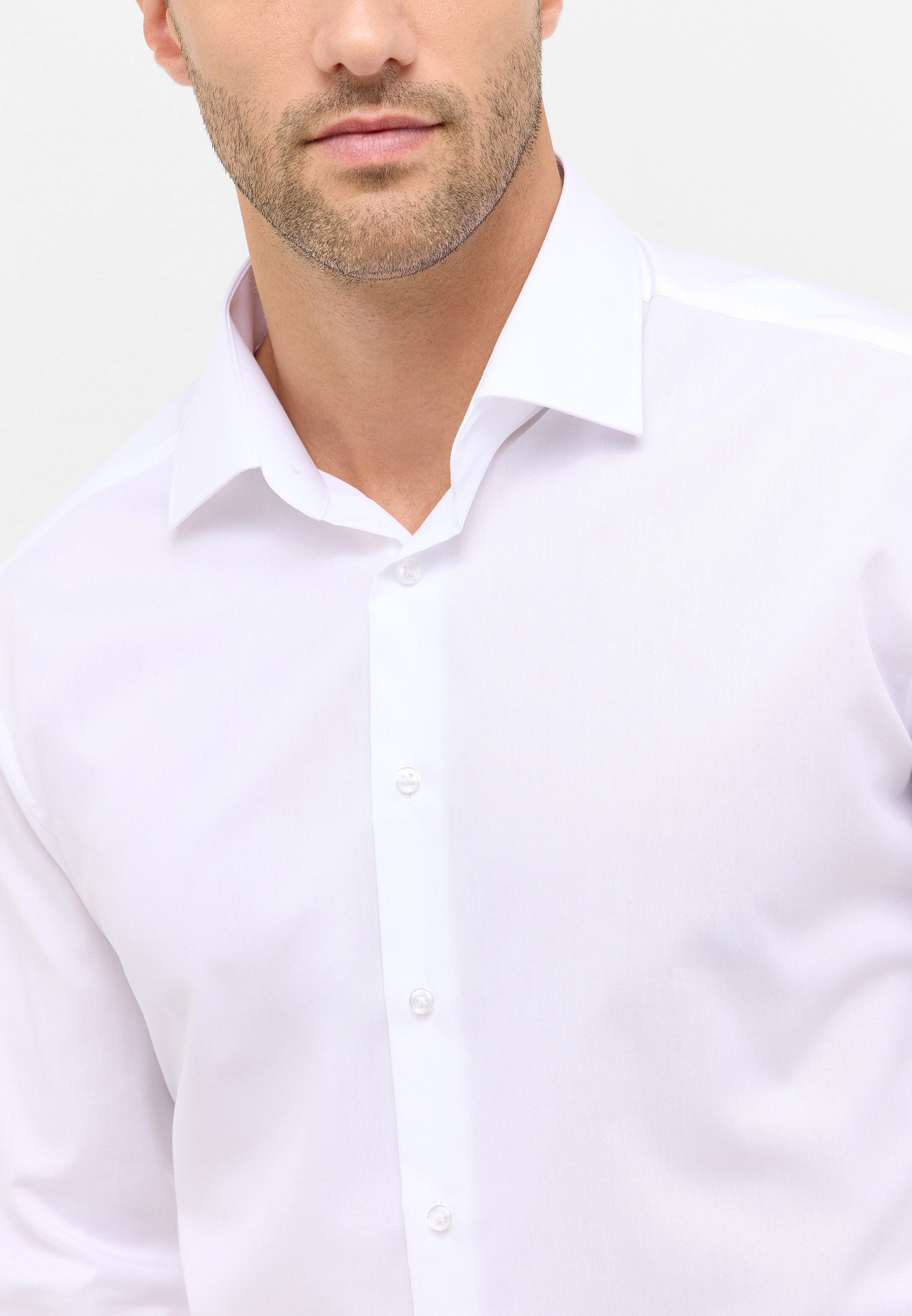 Eterna Overhemd met lange mouwen MODERN FIT NON IRON (strijkvrij)