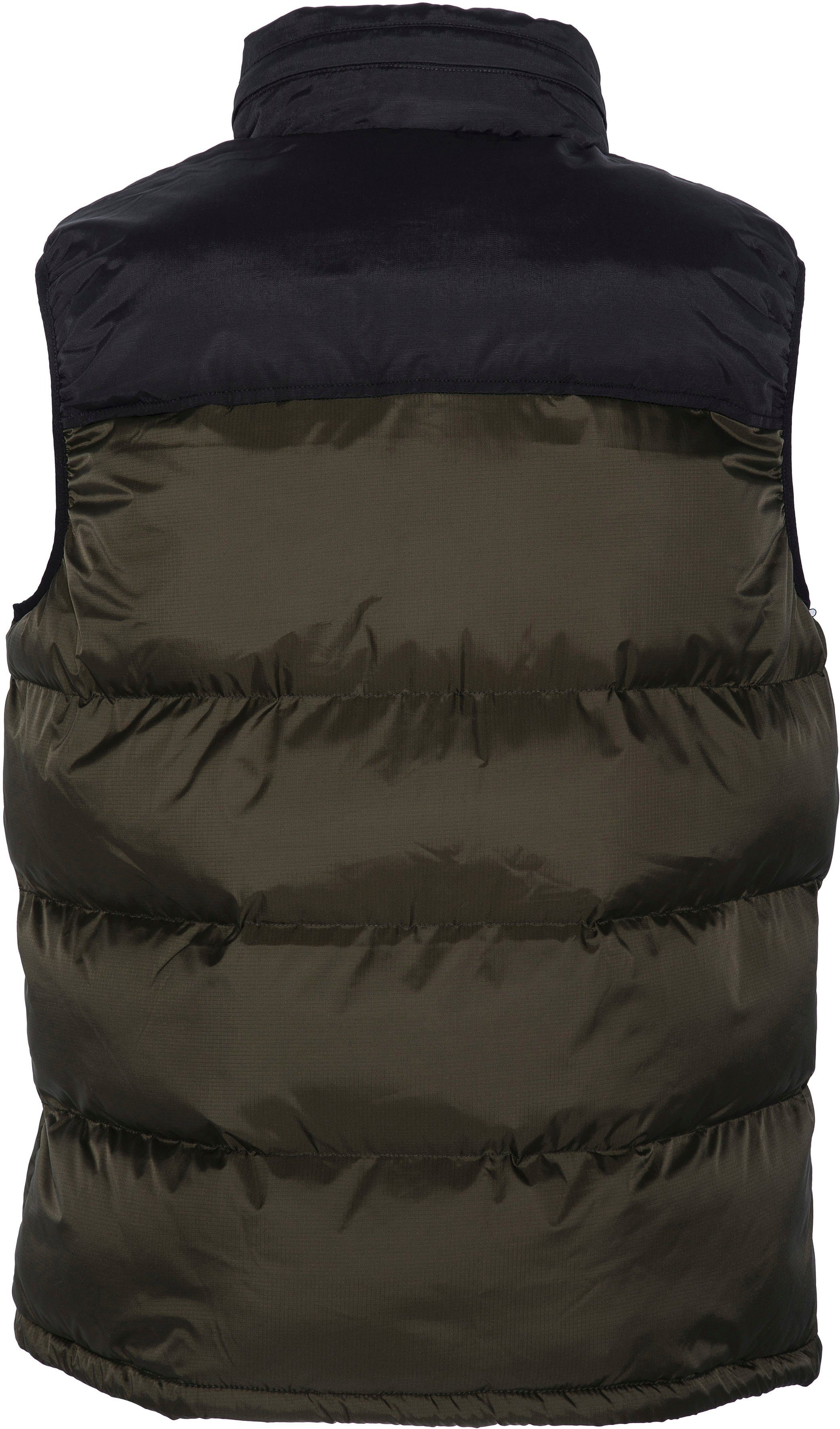 Schott NYC Bodywarmer met een stijlvol logoborduursel