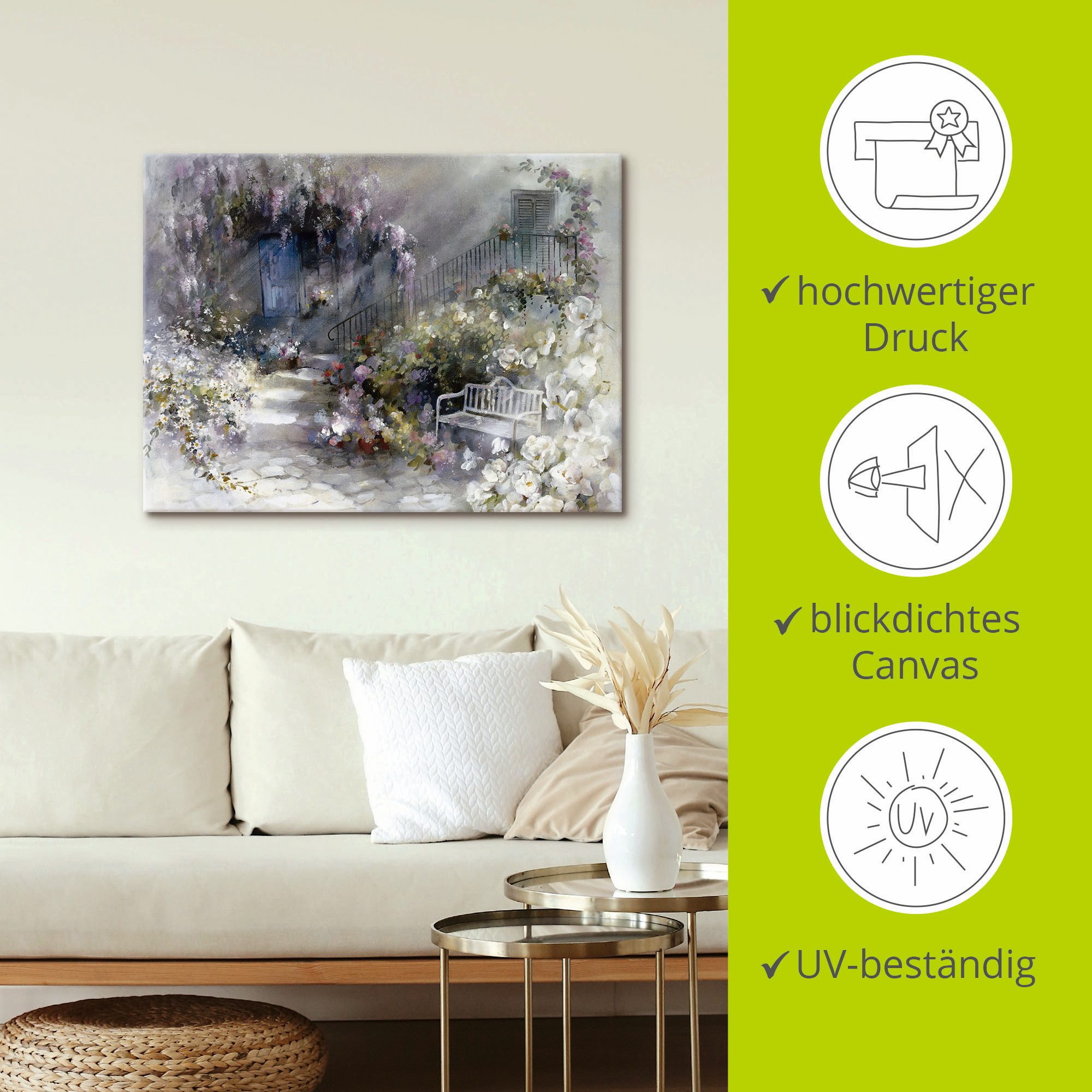 Artland Artprint Stilzwijgend als artprint op linnen, muursticker in verschillende maten