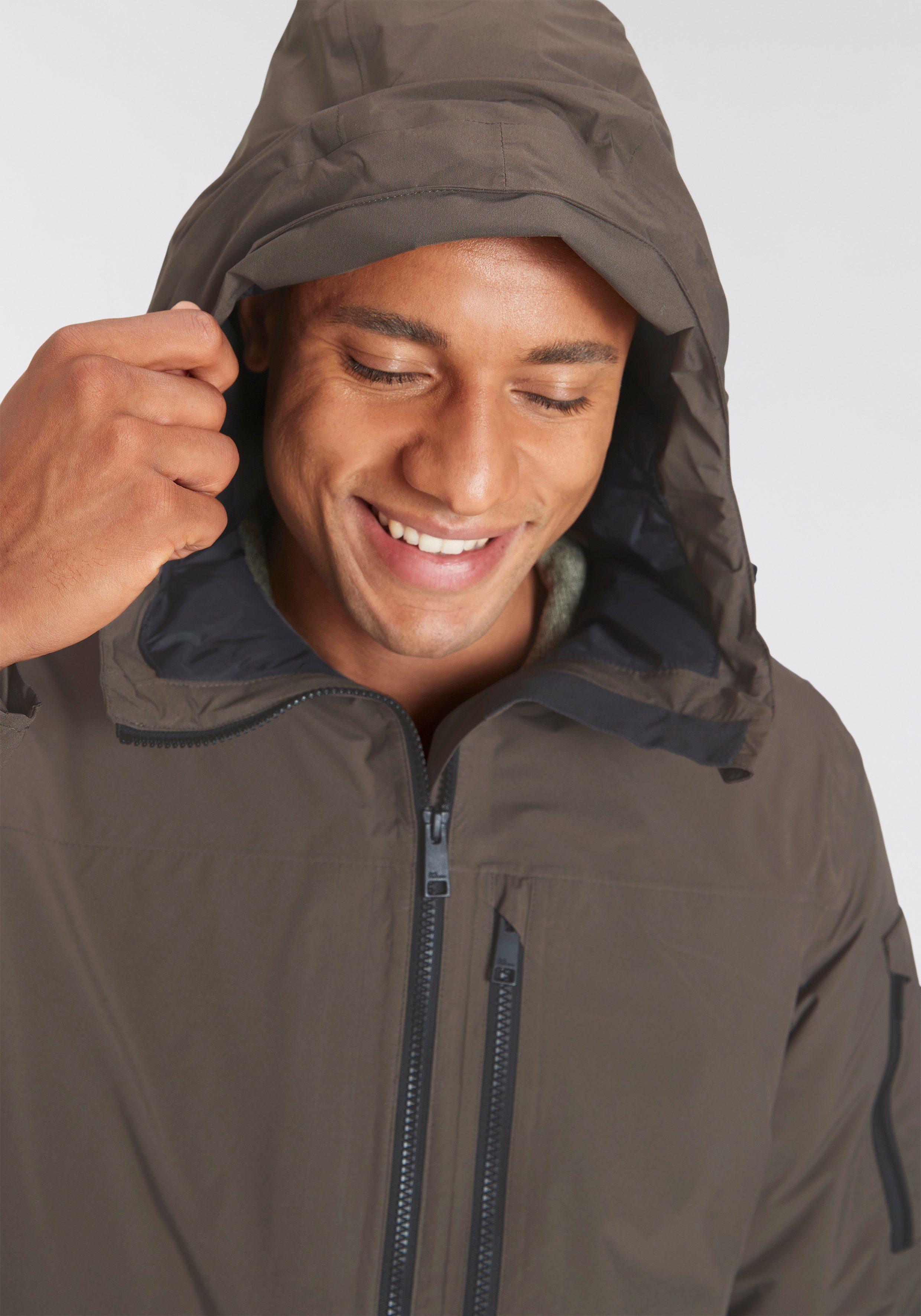 Jack Wolfskin Functionele parka KOENIGSBAU Winterjack met kunstvezelvulling