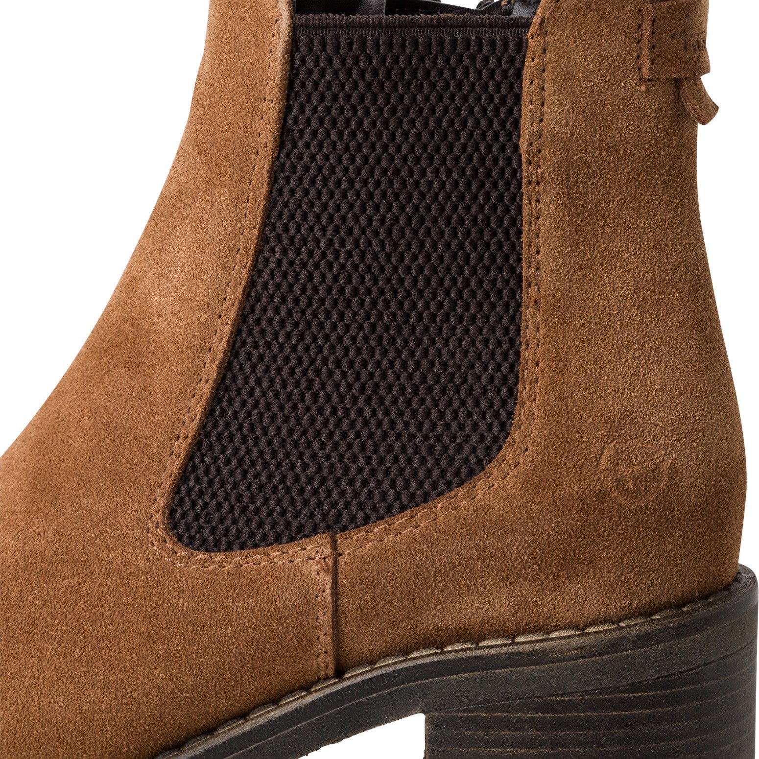 Tamaris Chelsea-boots hakken, enkellaars, zakelijke schoen met touch it-uitrusting