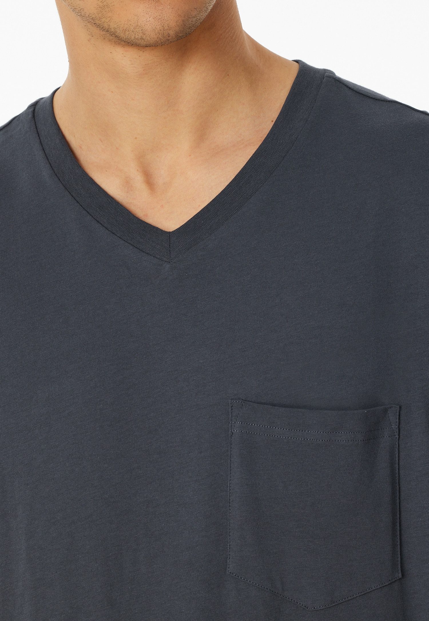 Schiesser Shortama Comfort Essentials met opgestikte borstzak (2-delig)