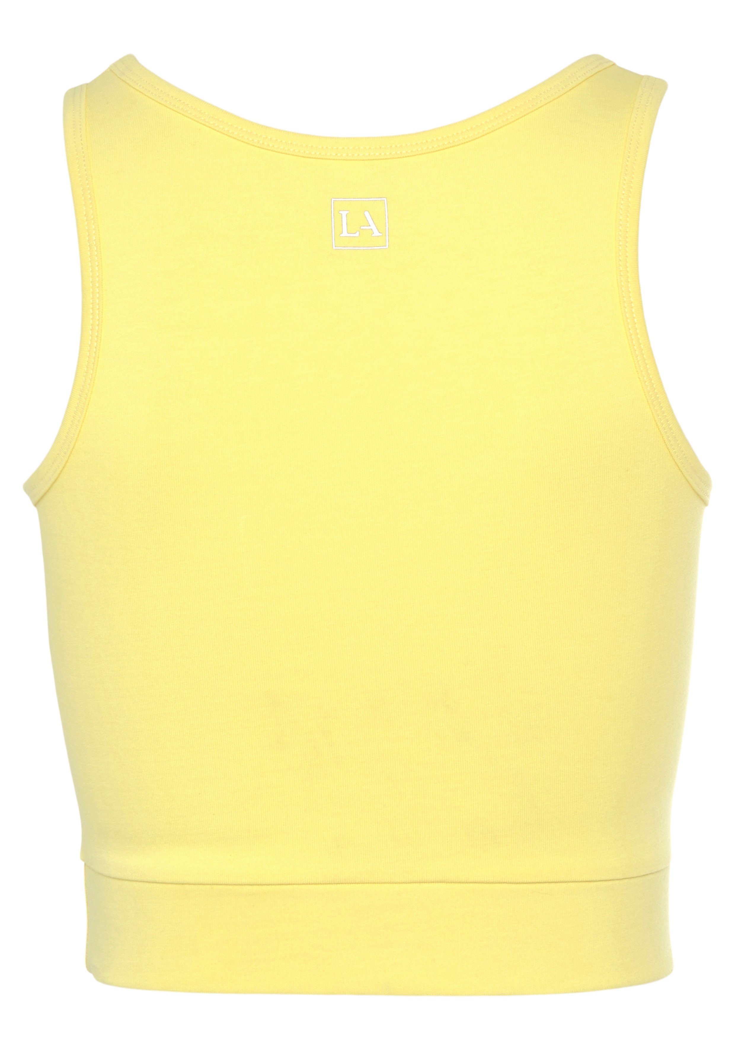 active by Lascana Sporttop Crop-top met brede bandjes